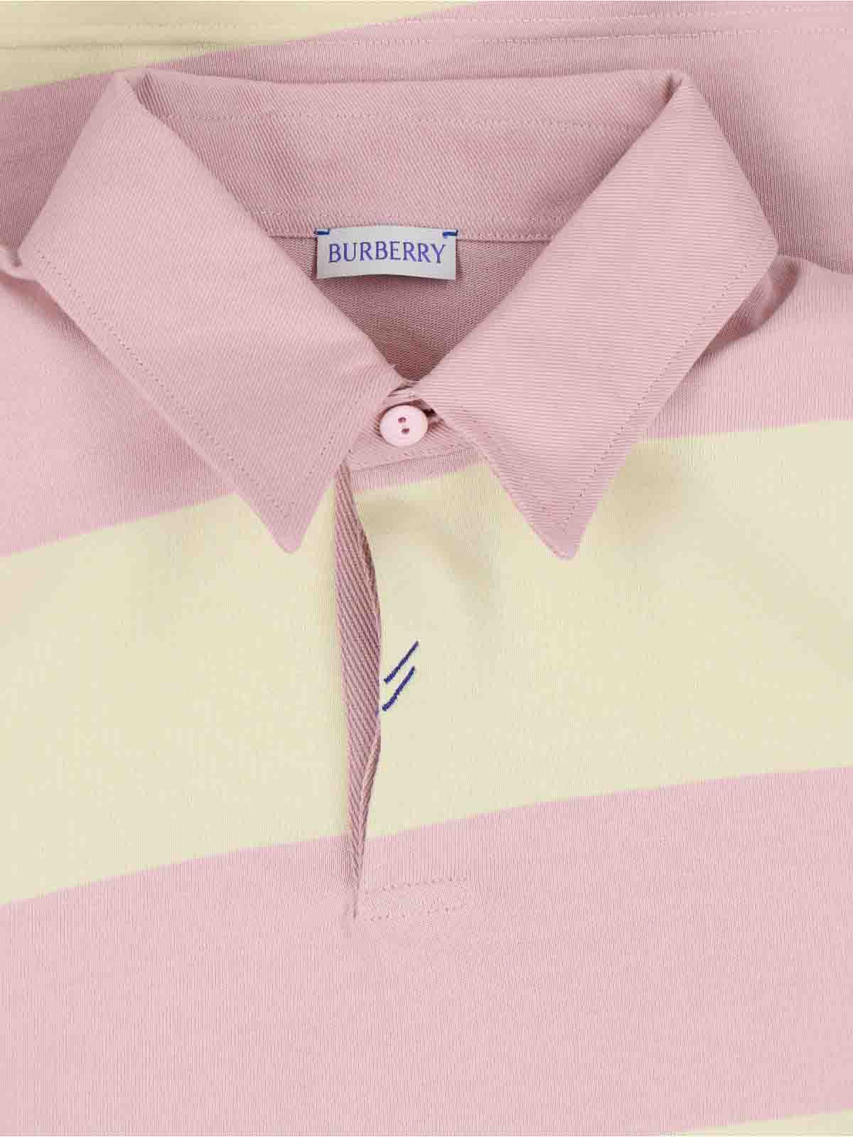 Shop Burberry Polo - Color Carne Y Neutral In Nude & Neutrals
