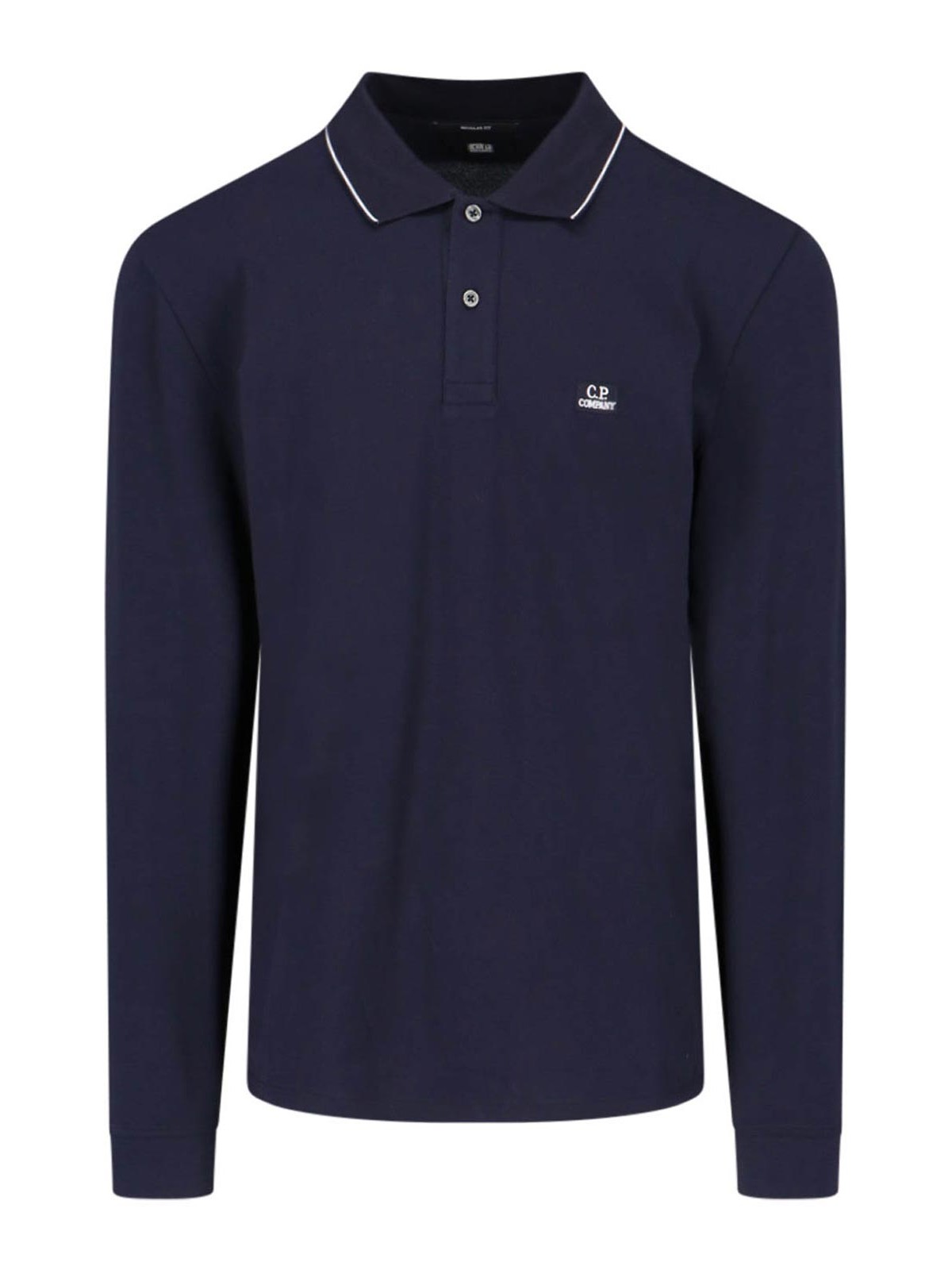 Shop C.p. Company Polo Shirt In Blue