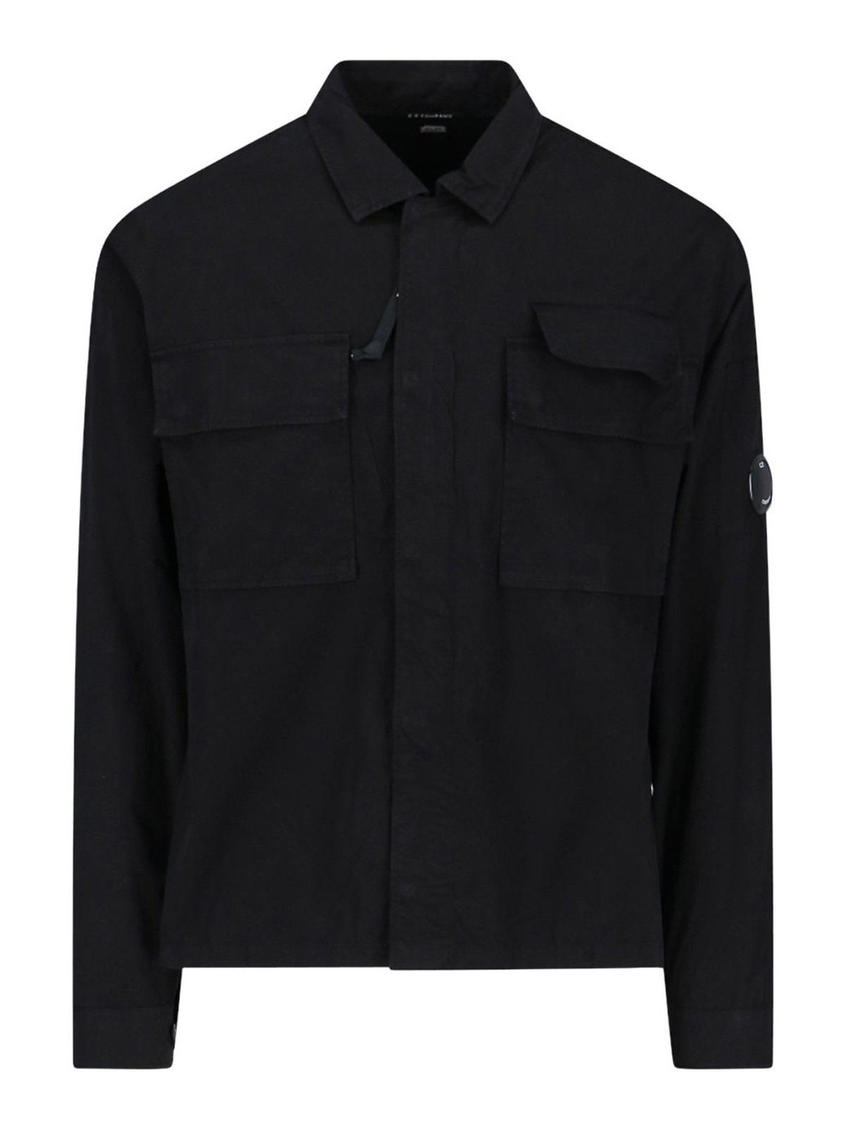 Shop C.p. Company Shirt Jacket In Black