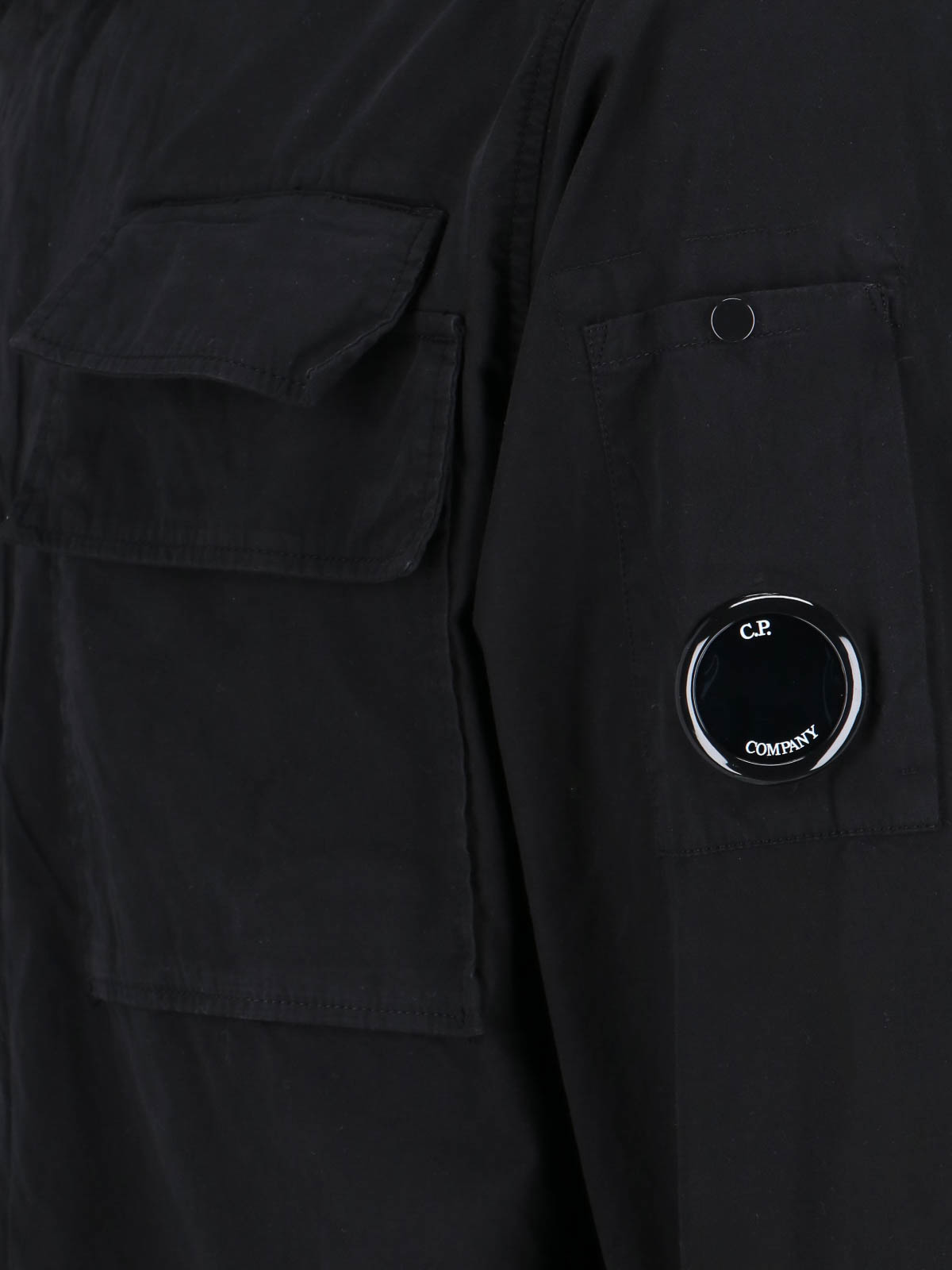 Shop C.p. Company Shirt Jacket In Black