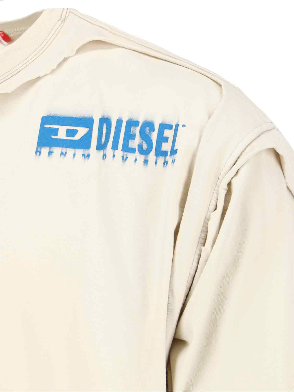 Shop Diesel T-shirt In White