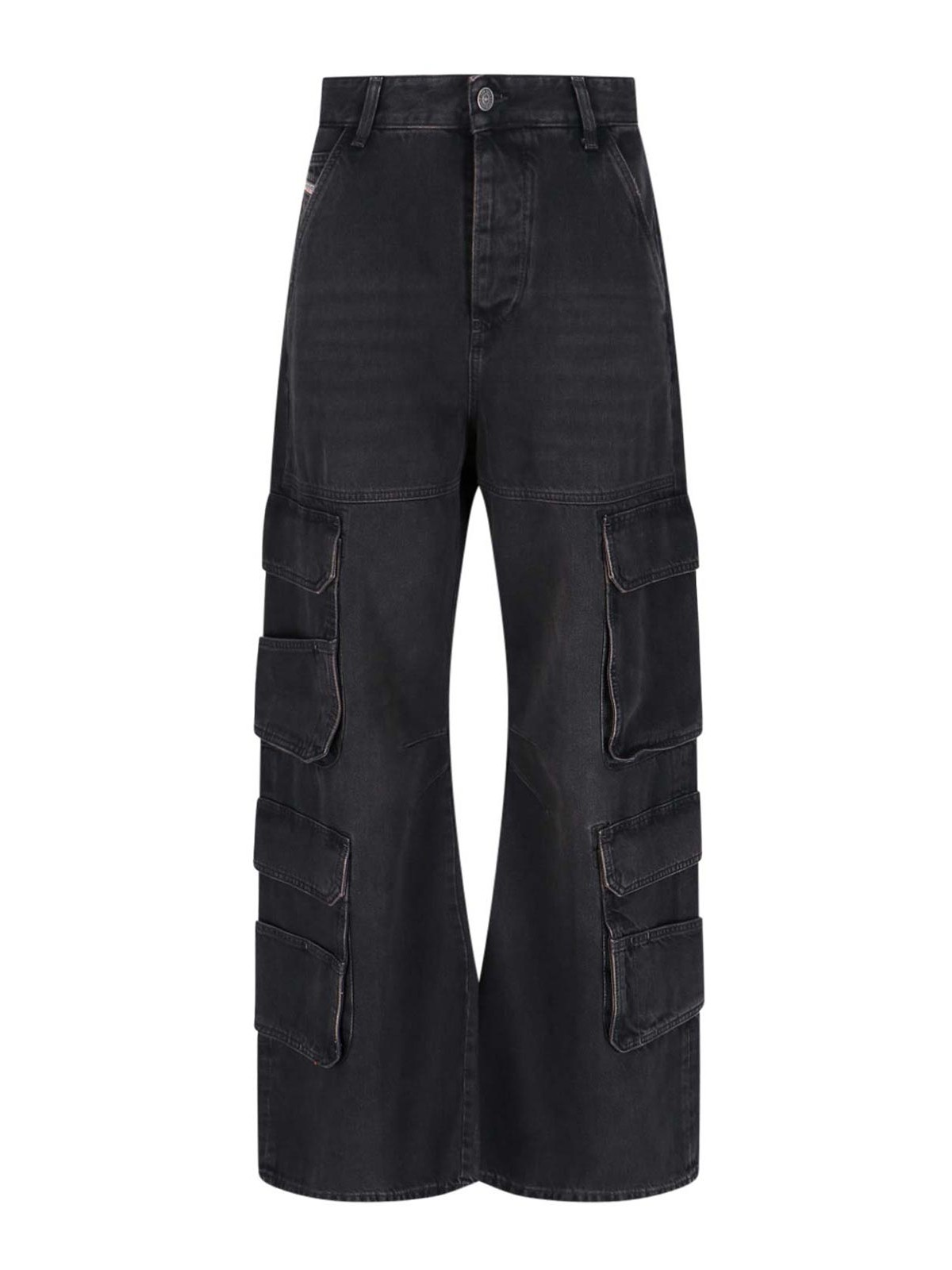 Shop Diesel Jeans Boot-cut - Negro In Black