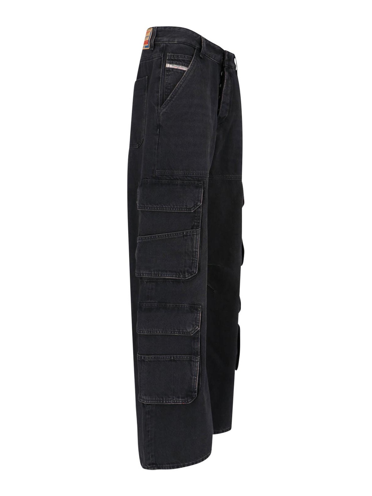 Shop Diesel Jeans Boot-cut - Negro In Black