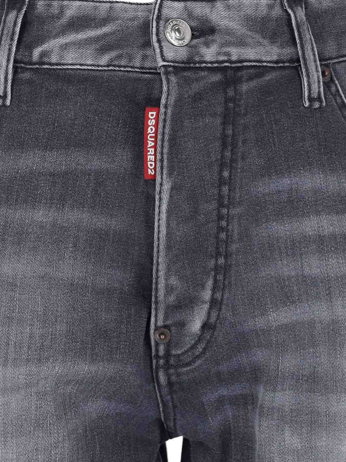 Shop Dsquared2 Jeans Slim In Black