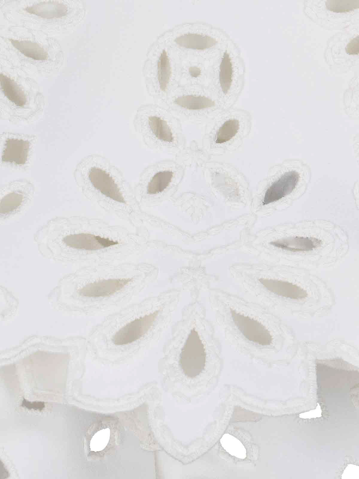 Shop Ermanno Scervino Top - Blanco In White