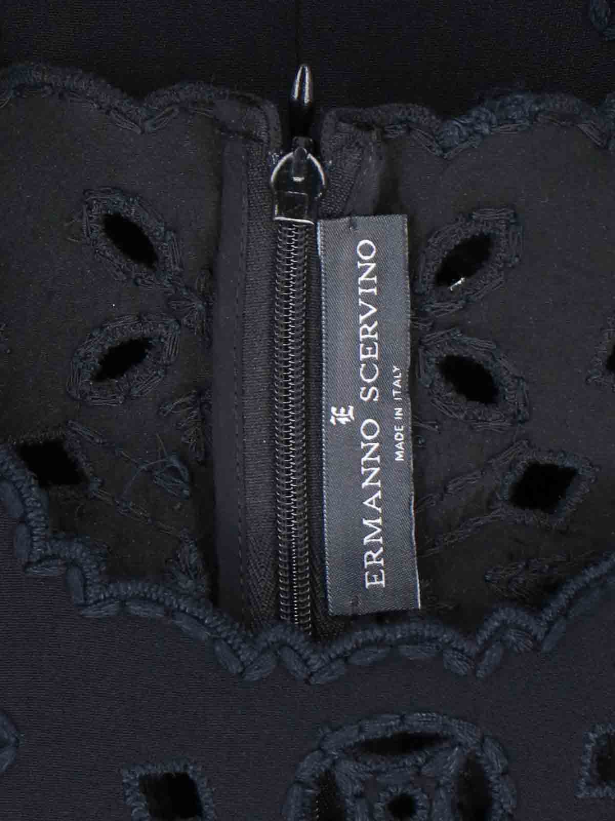 Shop Ermanno Scervino Top - Negro In Black