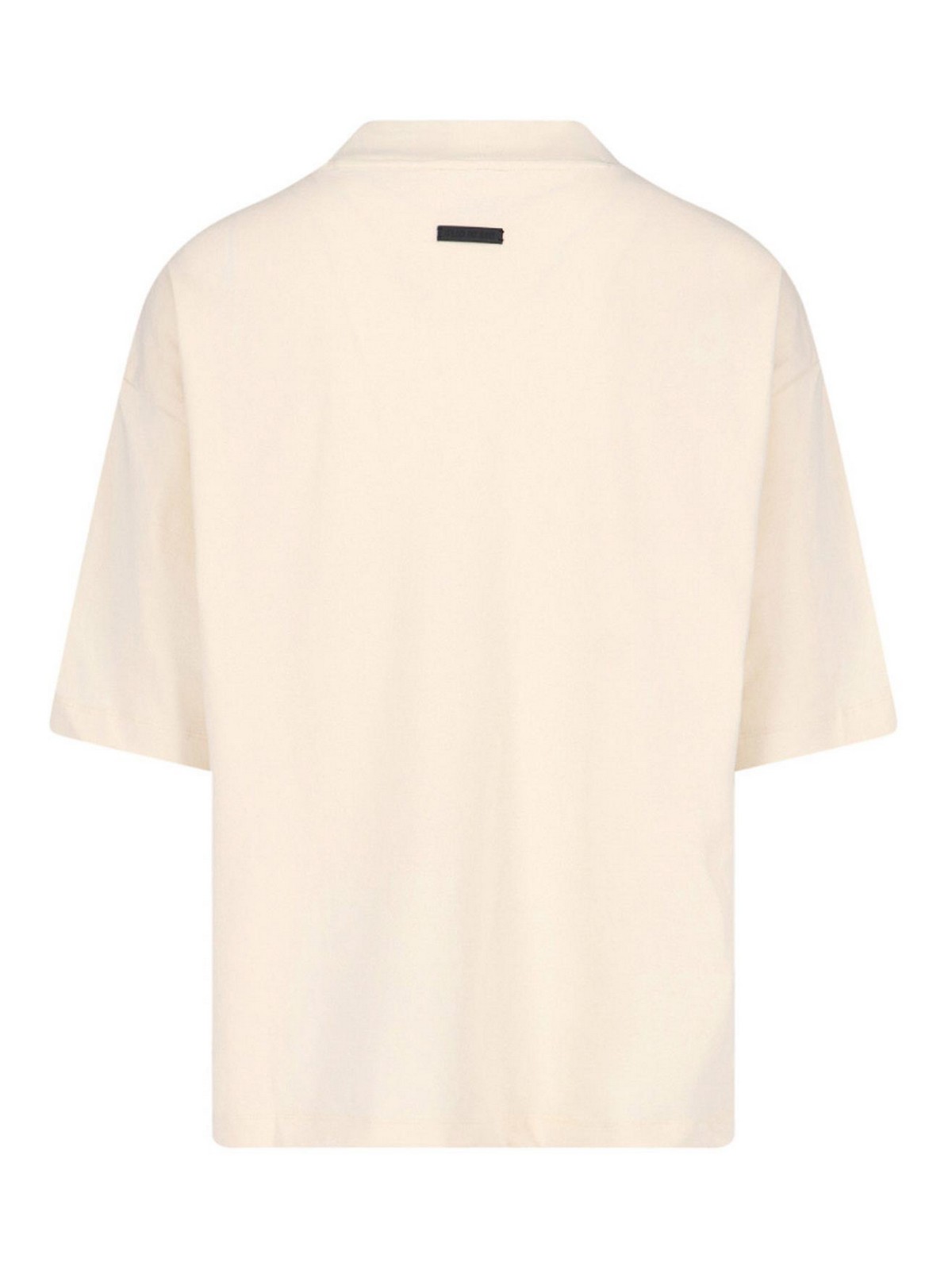 Shop Fear Of God T-shirt Oversize In White