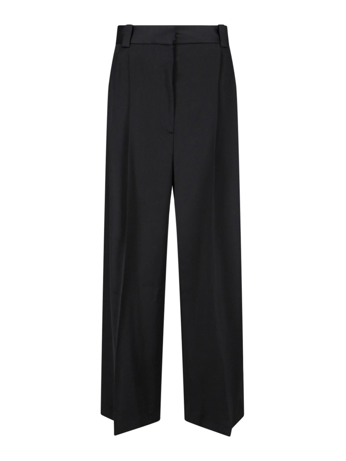 Shop Khaite Tailored Trousers In Black