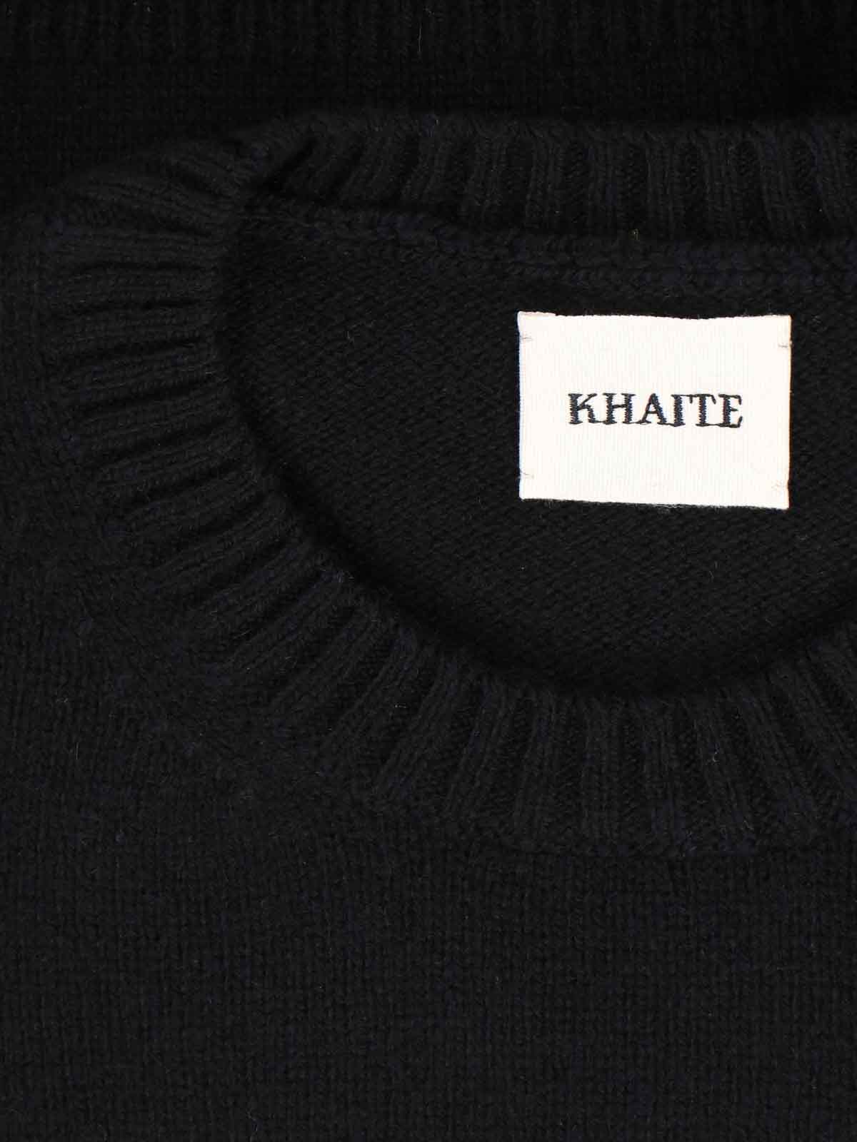 Shop Khaite Suéter Con Escote Barco - Negro In Black
