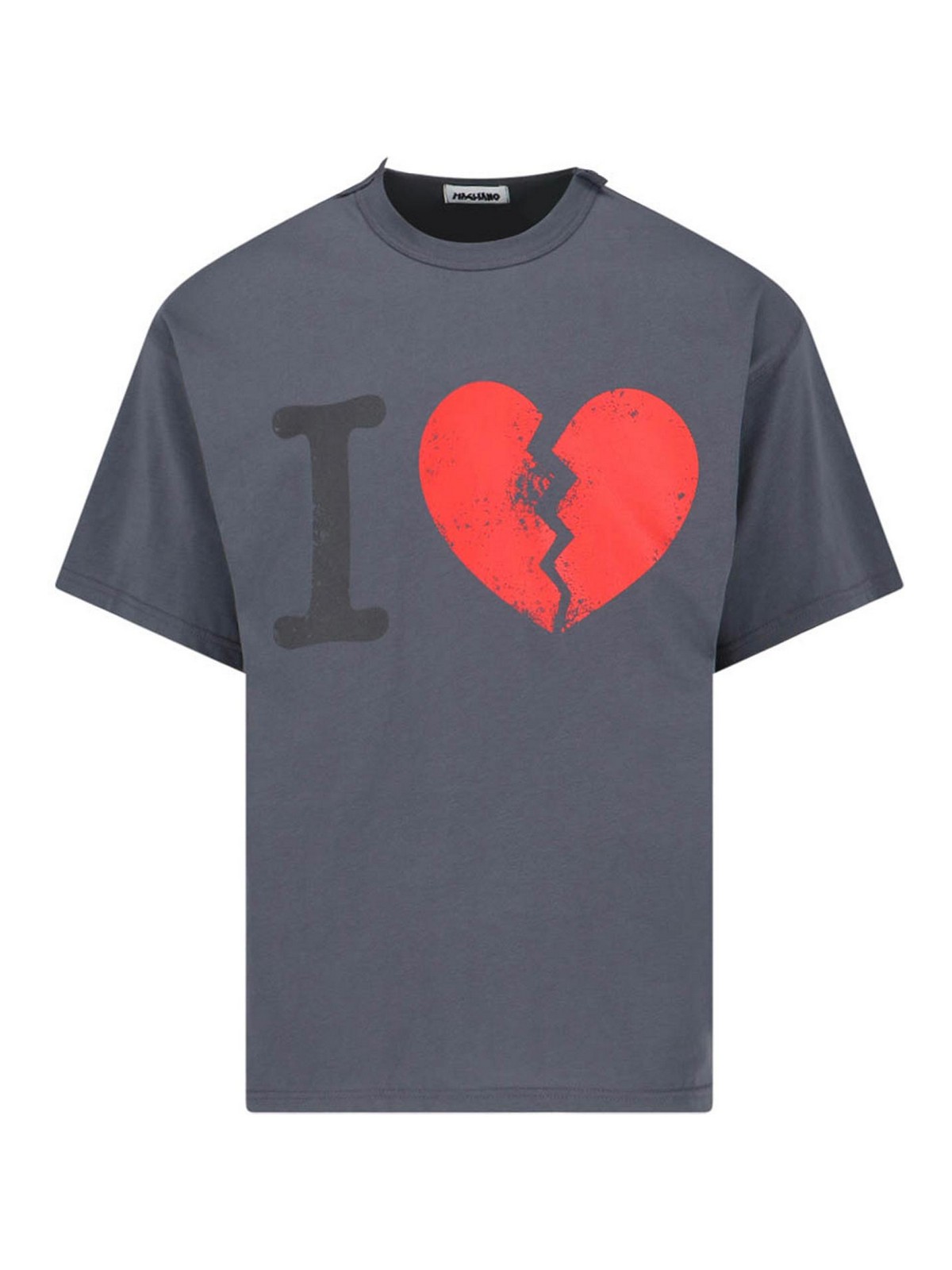 Shop Magliano Camiseta - Gris In Grey