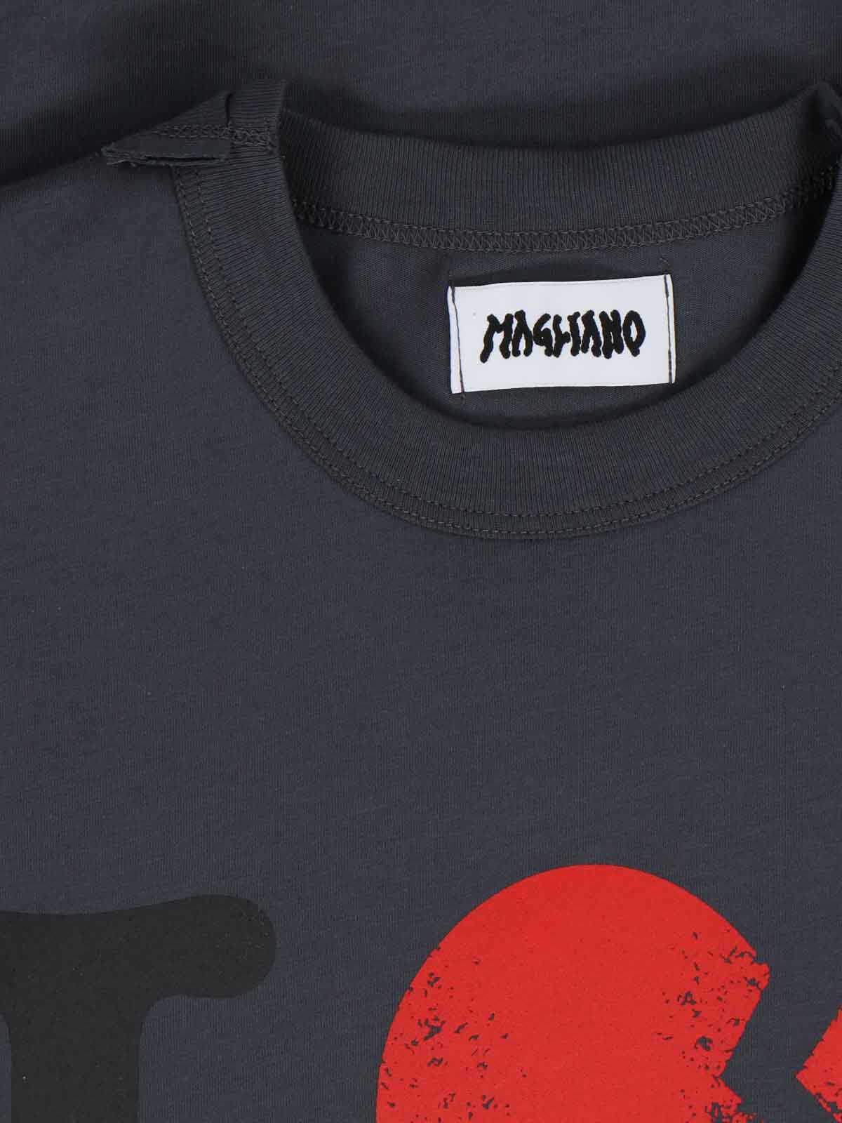 Shop Magliano Camiseta - Gris In Grey