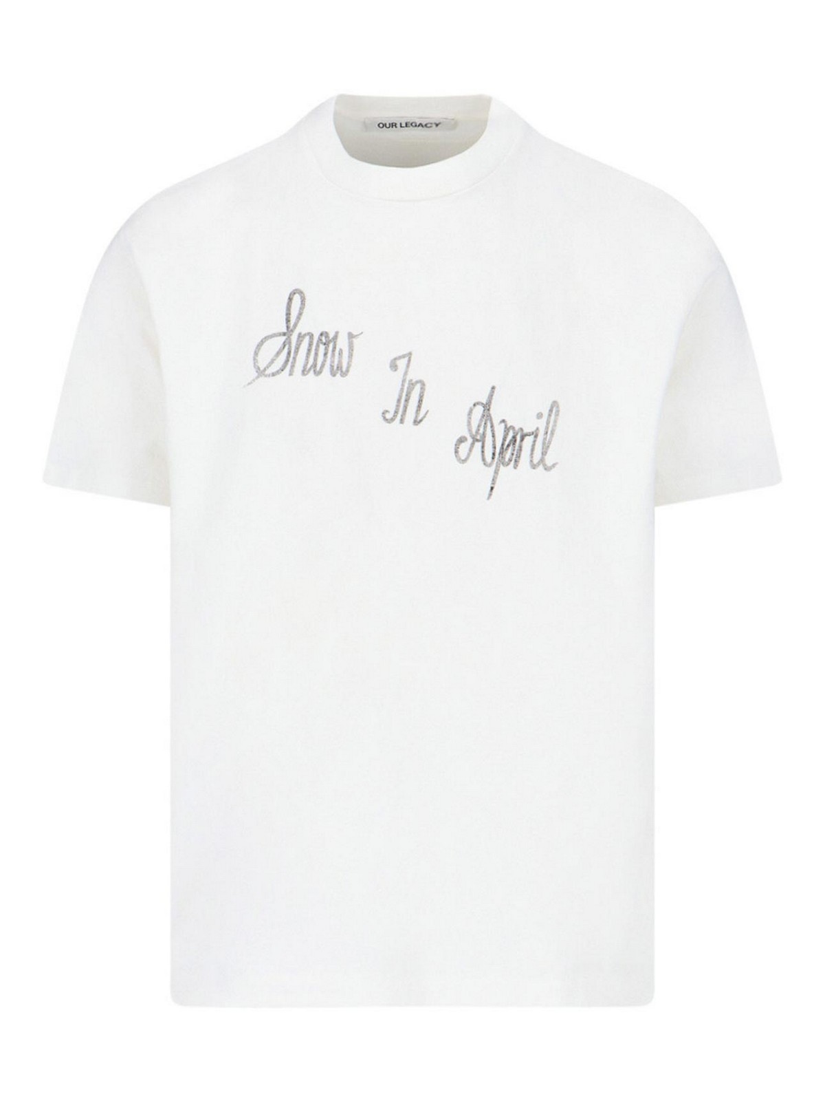 Shop Our Legacy T-shirt Stampata In White