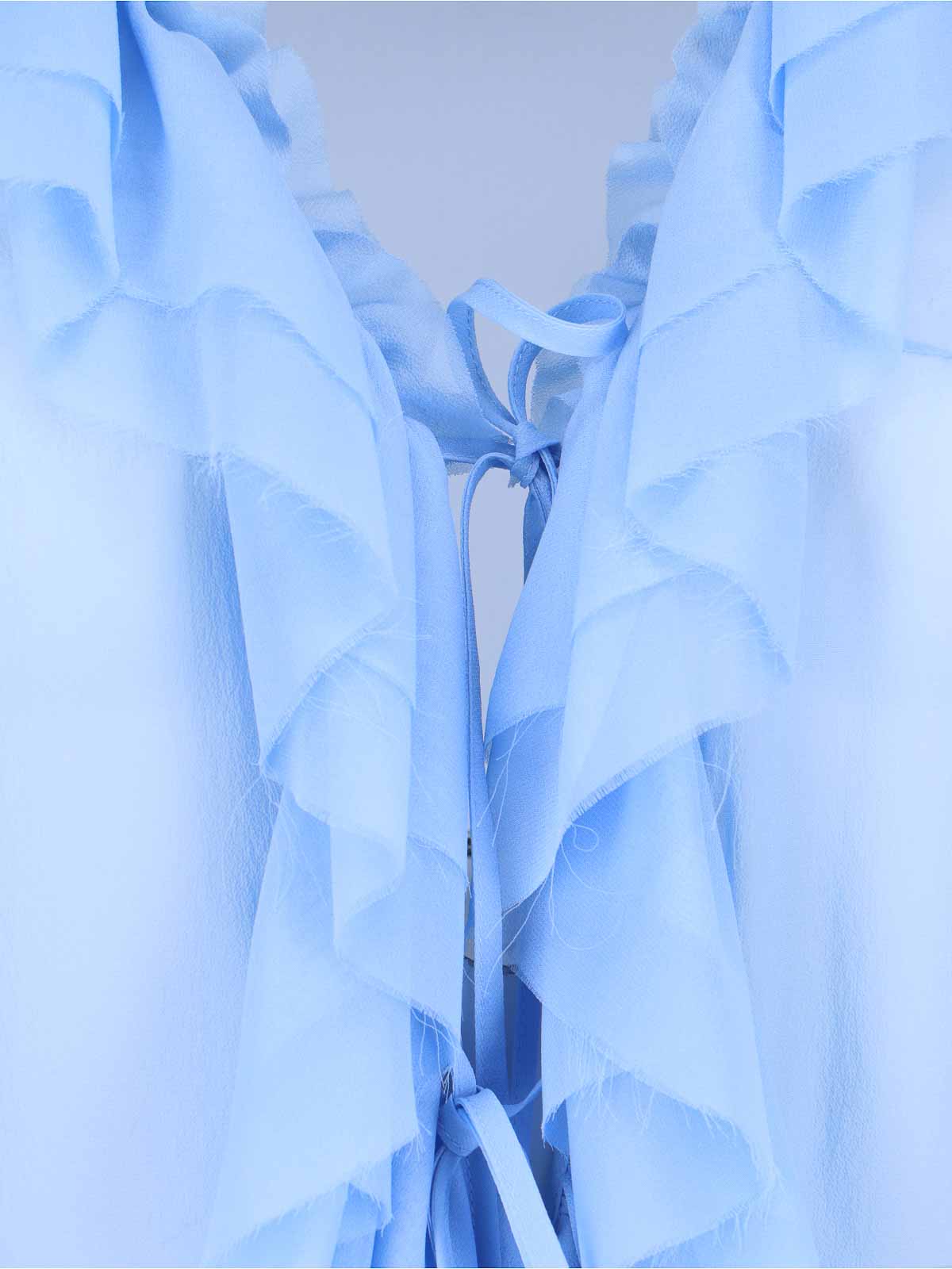 Shop Seafarer Rouche Detail Shirt In Blue