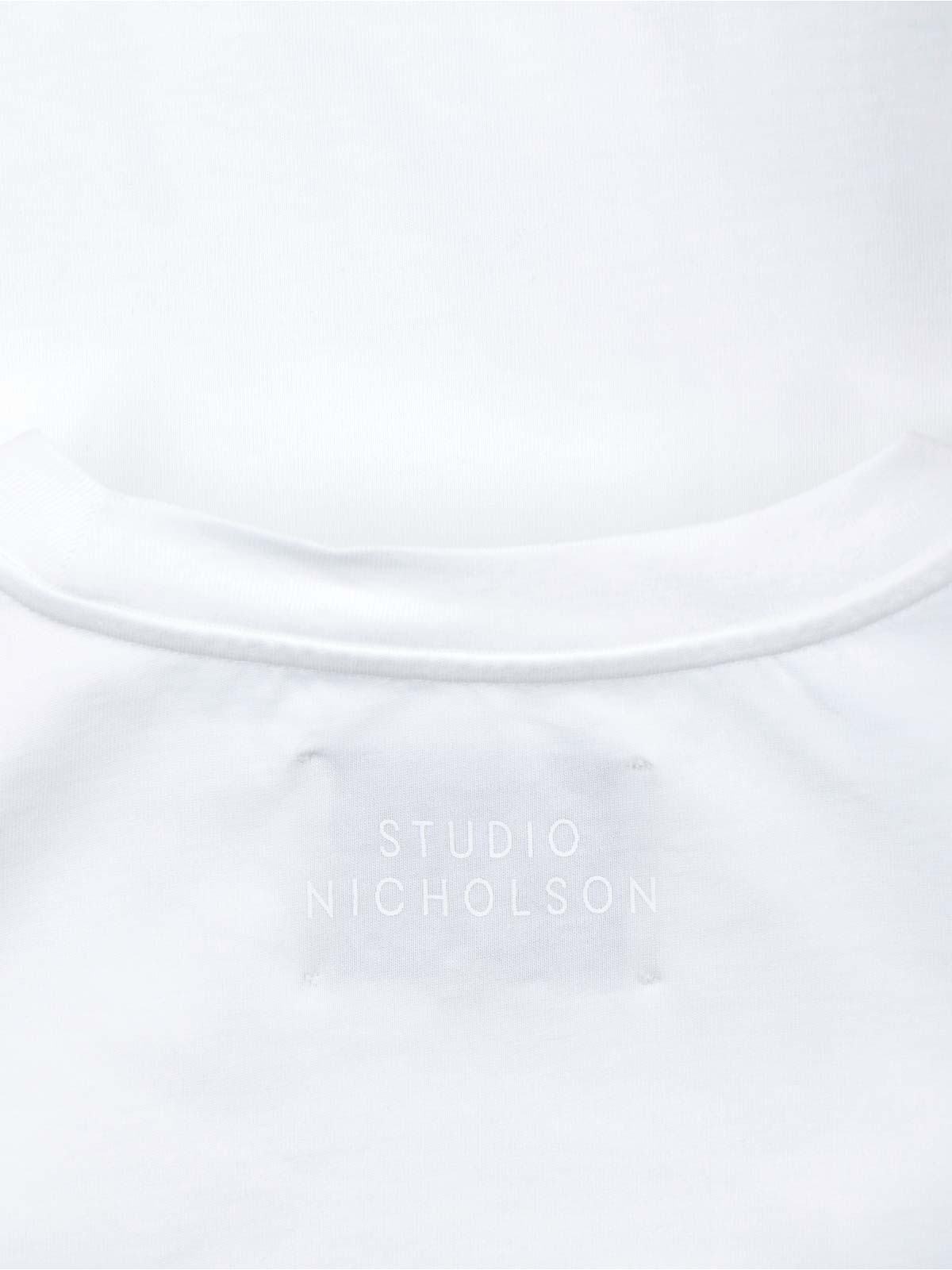 Shop Studio Nicholson T-shirt Oversize In White