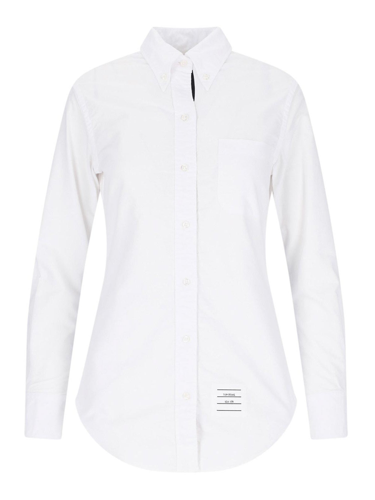 Shop Thom Browne Classic Shirt In White