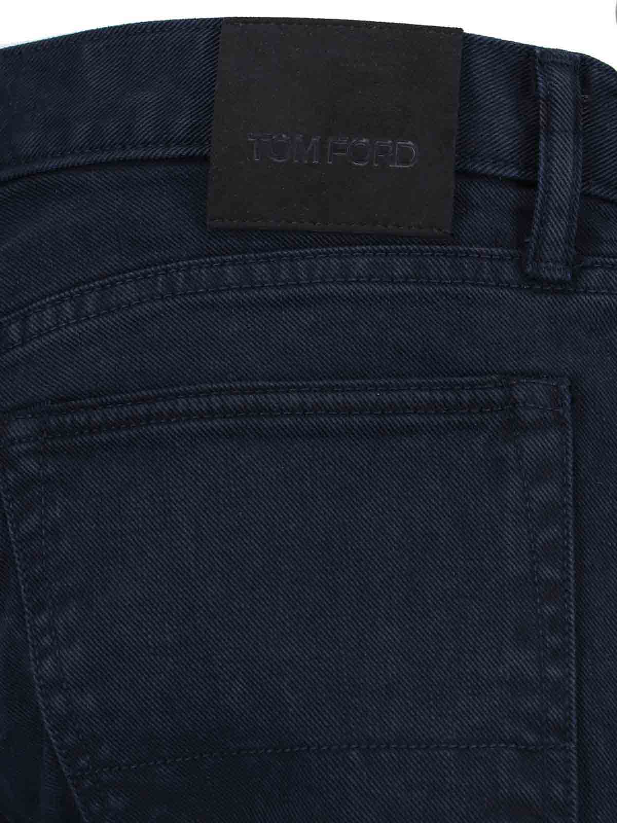 Shop Tom Ford Jeans Slim In Blue