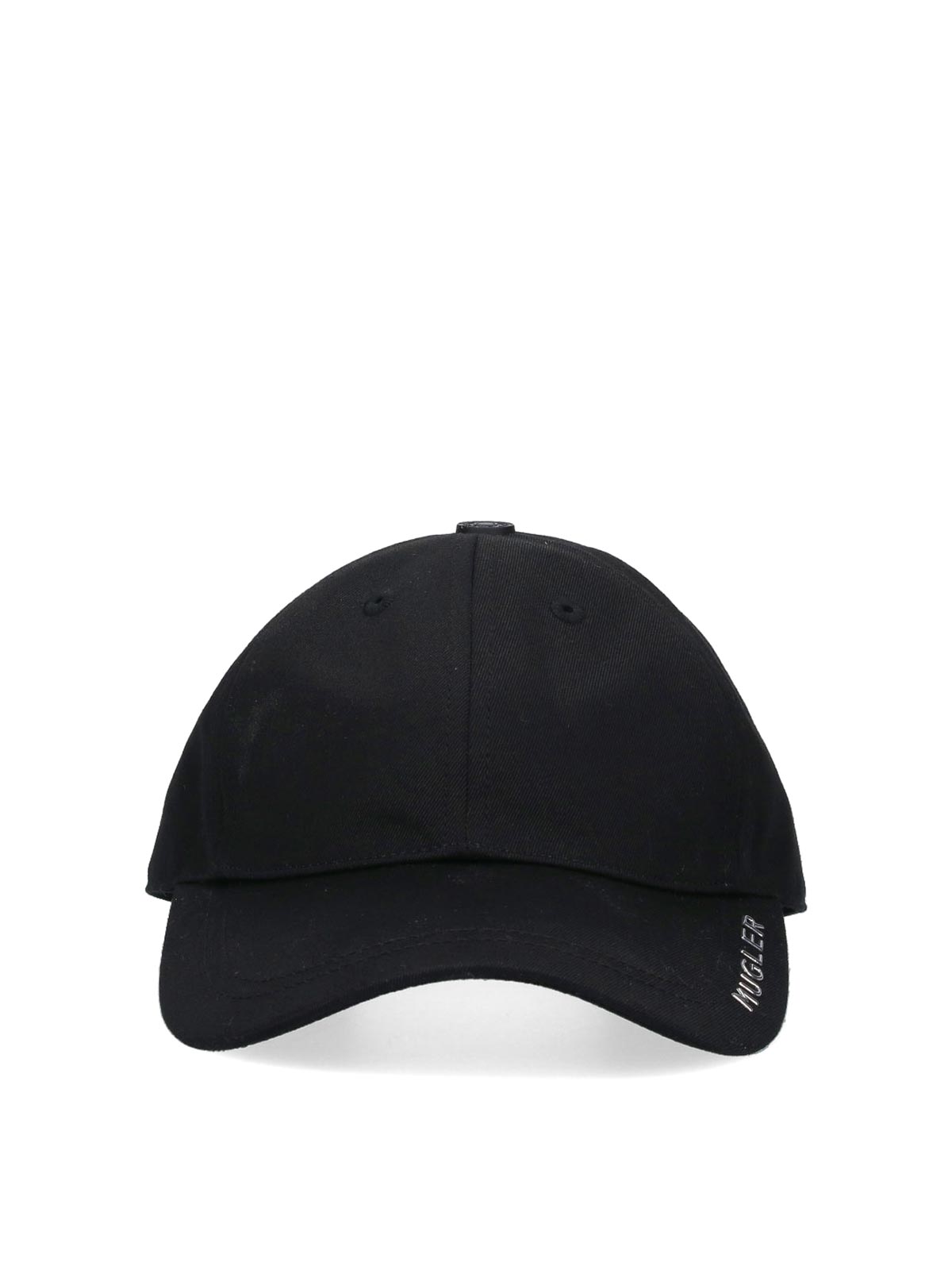 Shop Mugler Baseball Logo Hat In Black