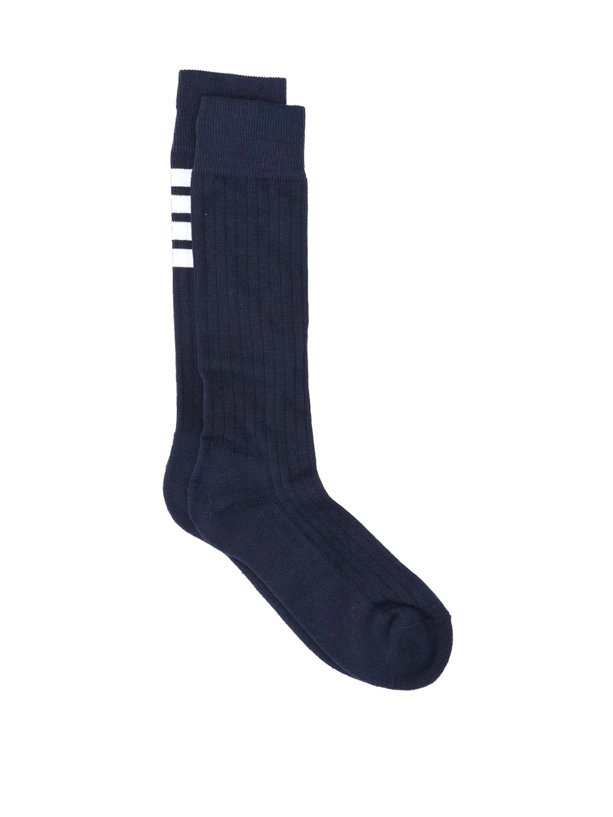 Thom Browne Logo Socks In Animal Print