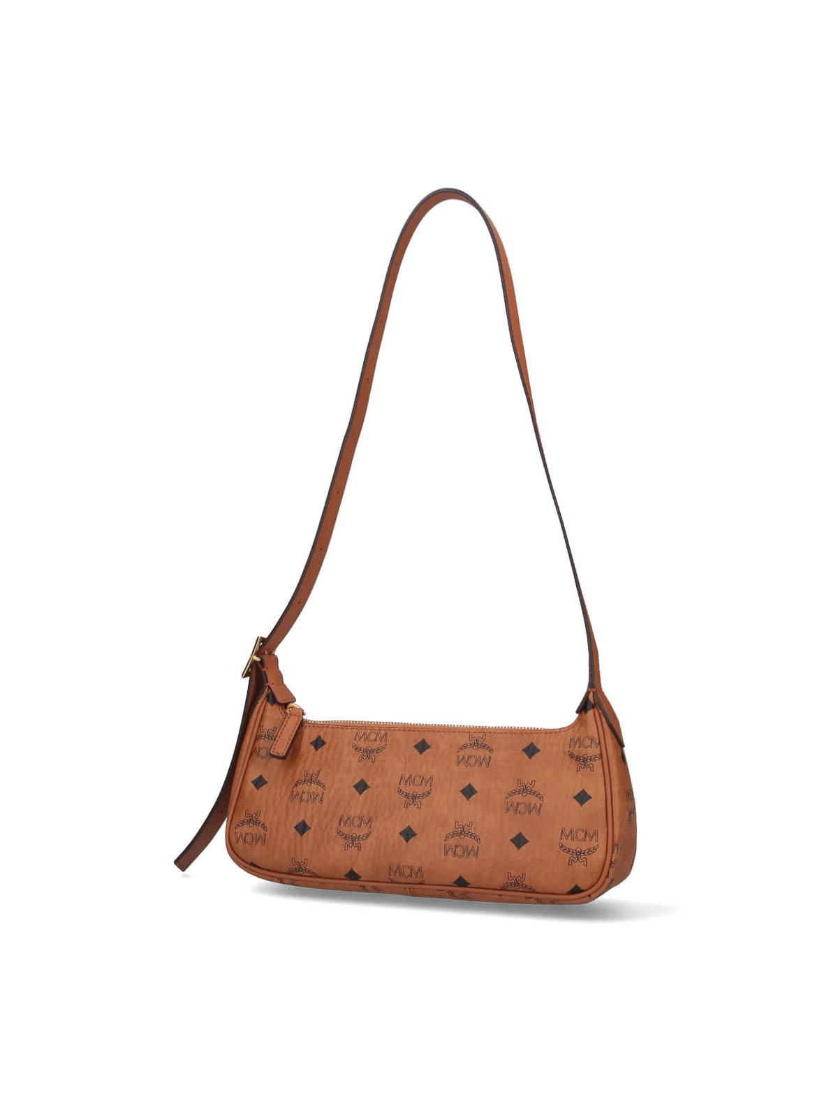 Shop Mcm Shoulder Bag In Brown
