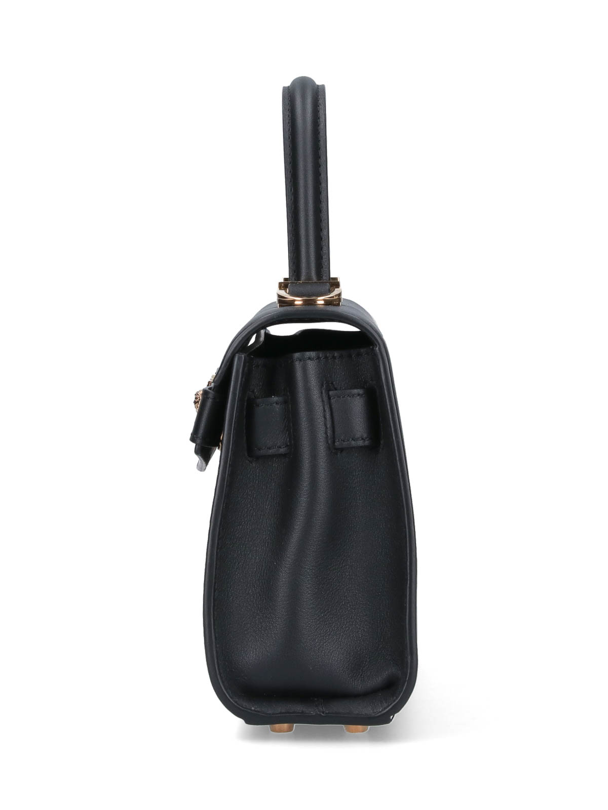 Shop Versace Small Hand Bag In Black