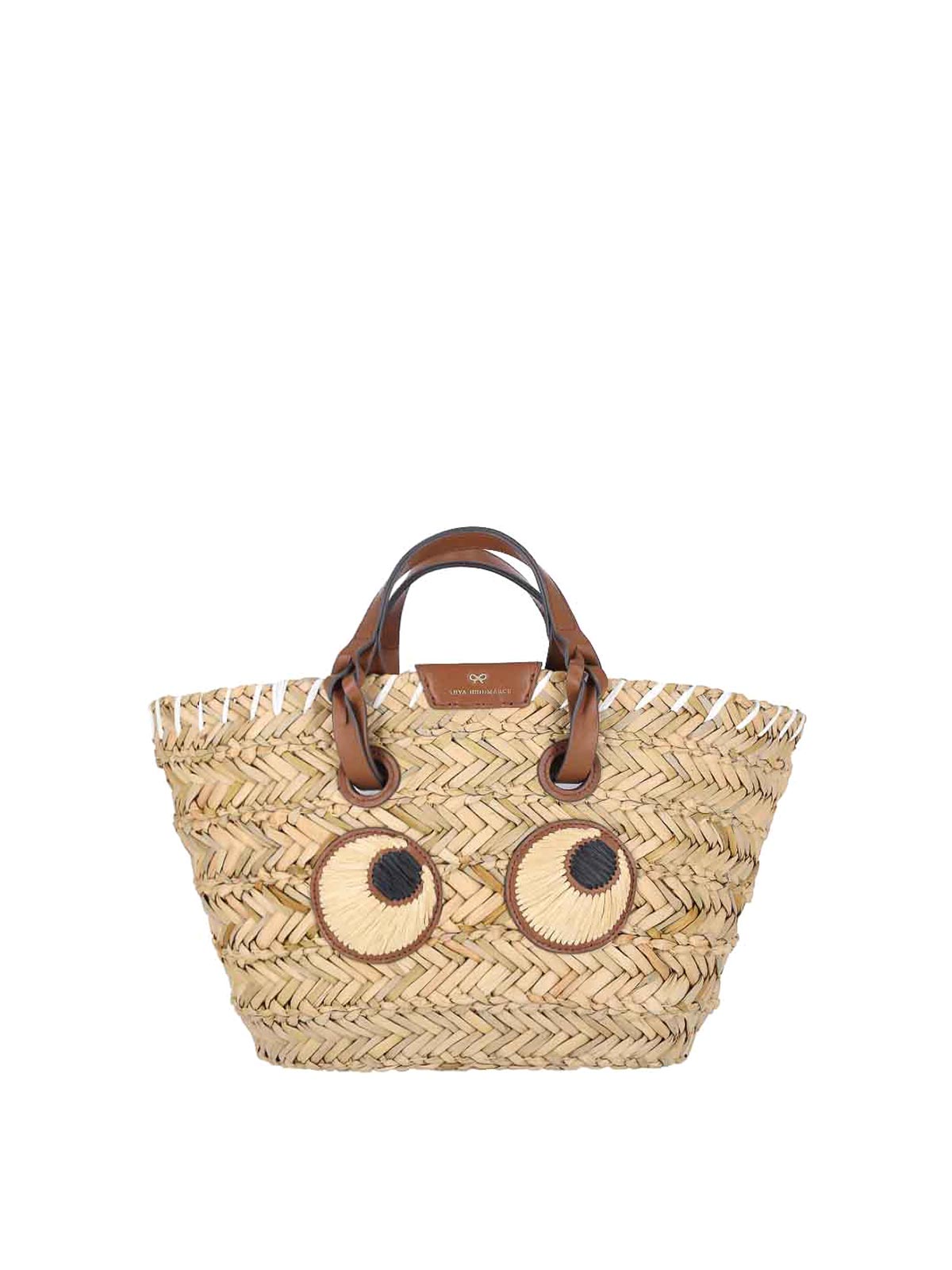Shop Anya Hindmarch Small Tote Bag In Beige