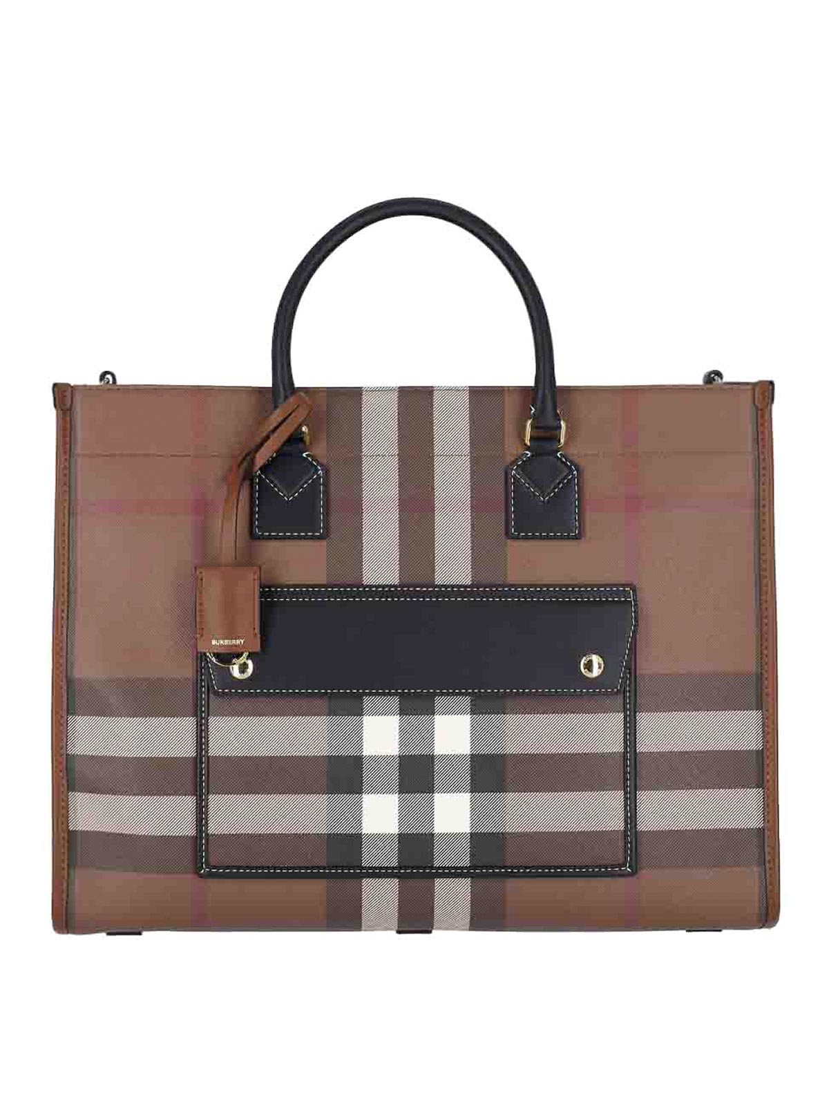 BURBERRY BOLSO SHOPPING - MARRÓN