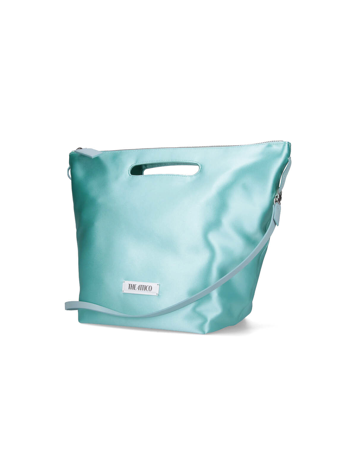 Shop Attico Tote Bag In Blue