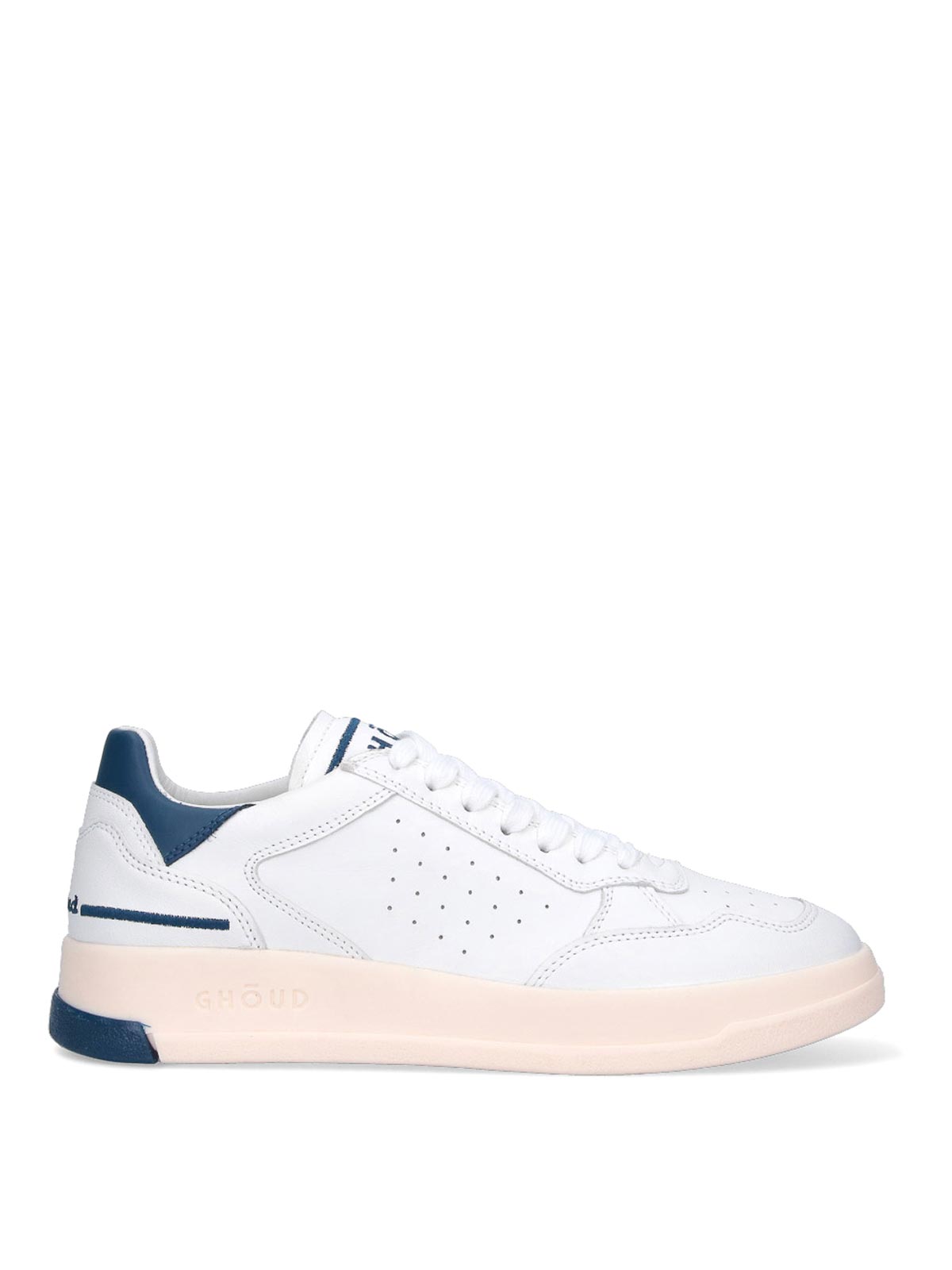 Shop Ghoud Venice Leather Sneakers In White