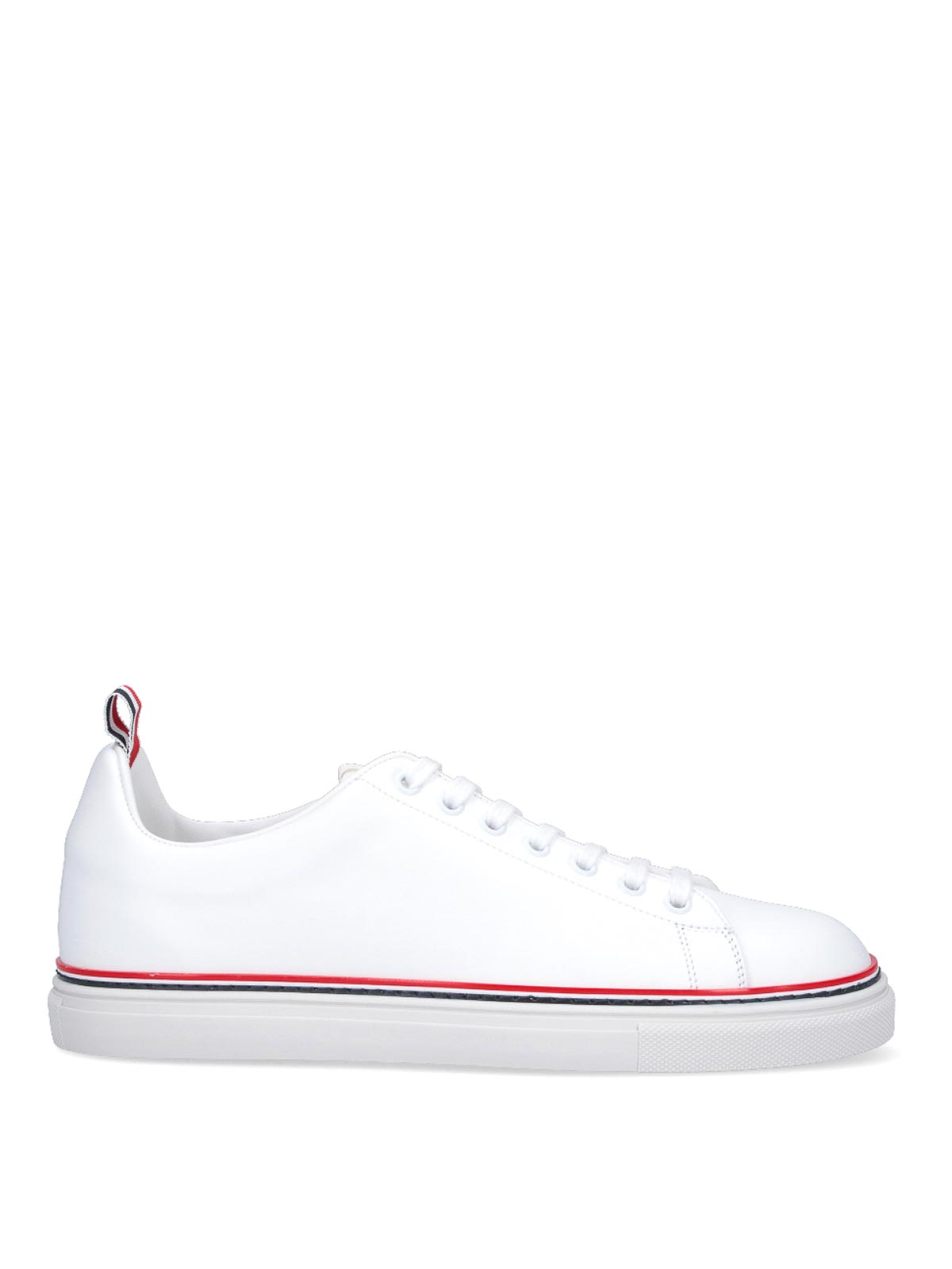 Shop Thom Browne Detailed Sneakers In White