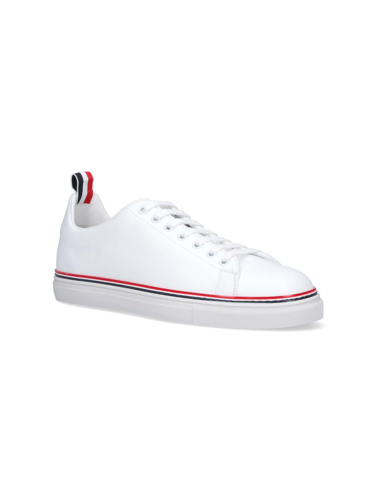 Shop Thom Browne Detailed Sneakers In White