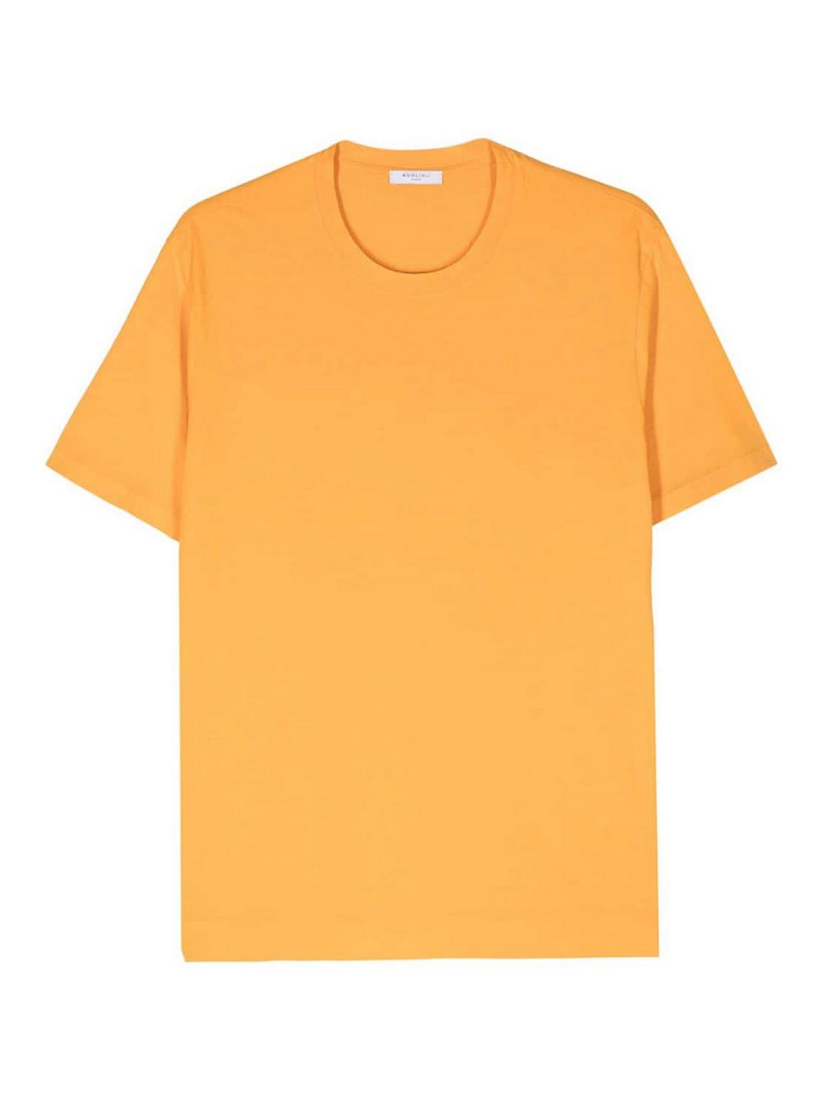 Boglioli Cotton T-shirt In Yellow