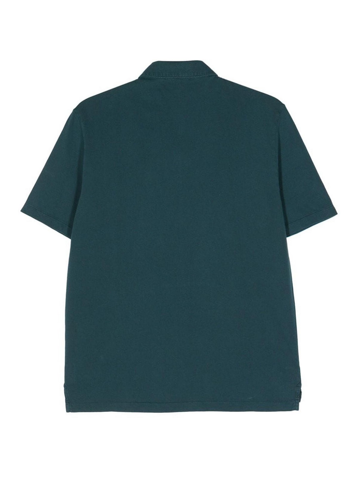 Shop Boglioli Cotton Polo Shirt In Azul