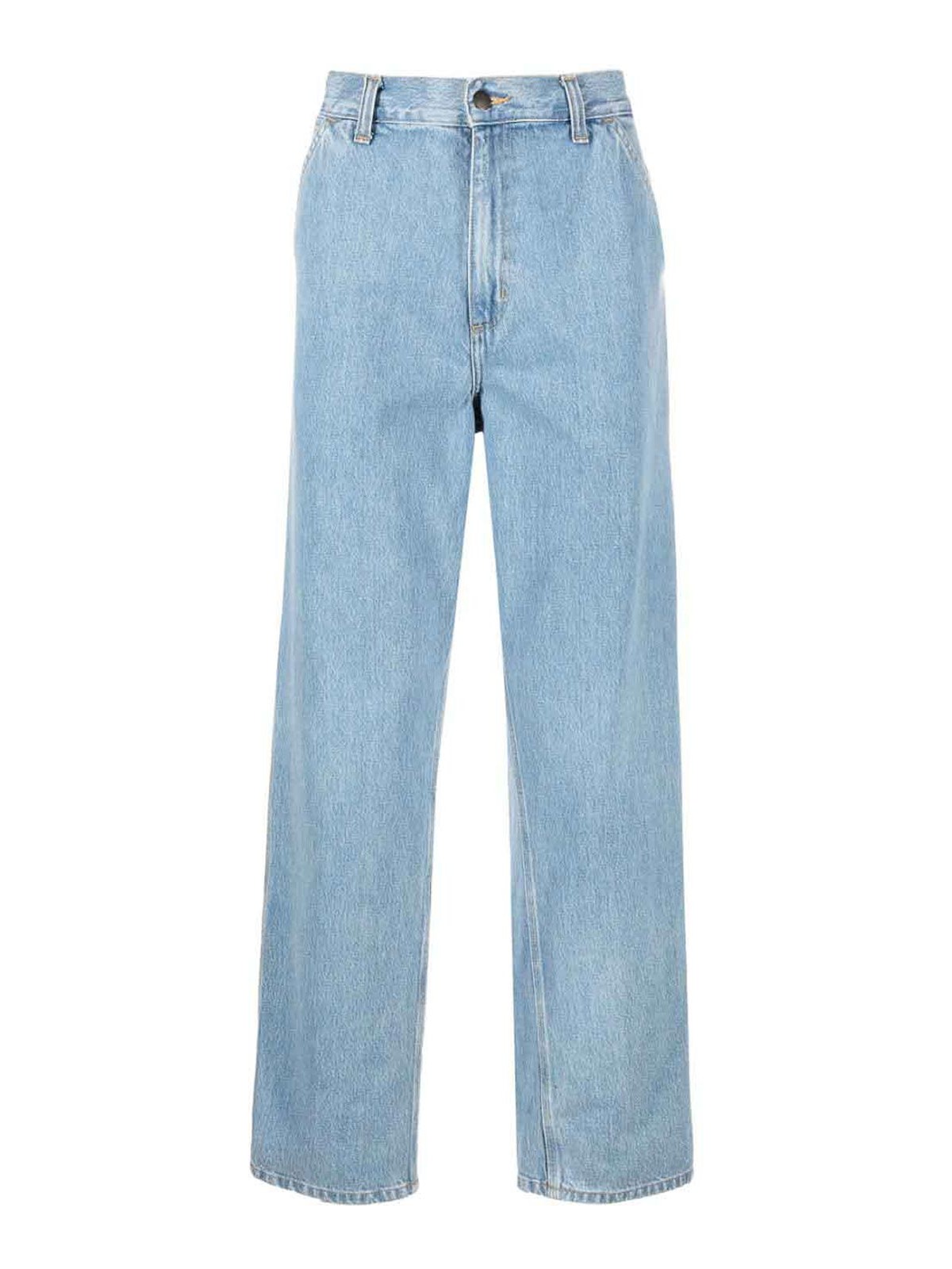 Shop Carhartt Relaxed Fit Denim Jeans In Blue