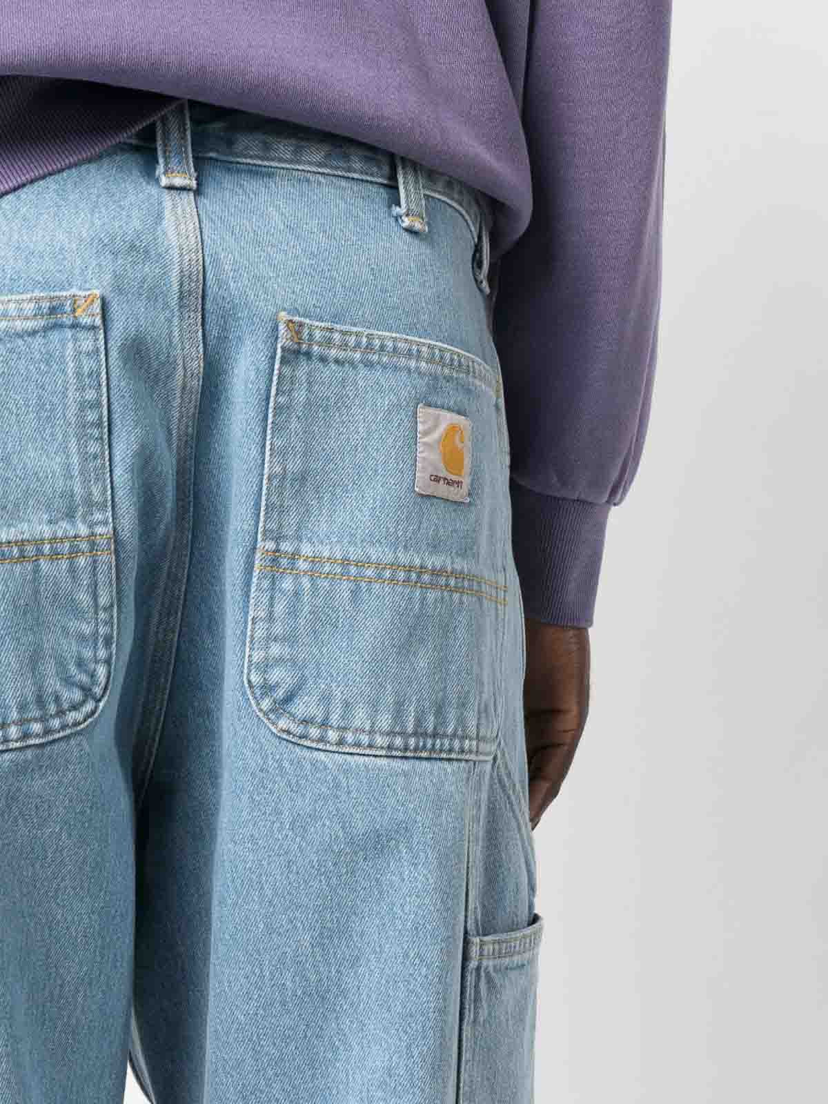 Shop Carhartt Relaxed Fit Denim Jeans In Blue