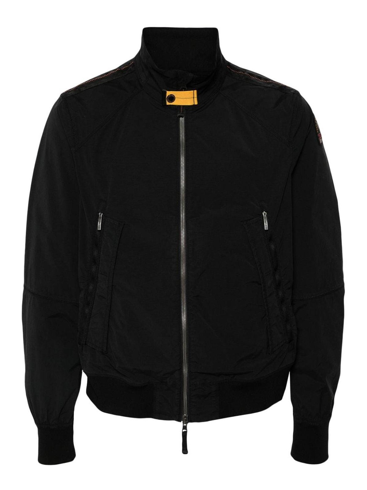 Shop Parajumpers Cotton Blend Bomber Jacket In Negro