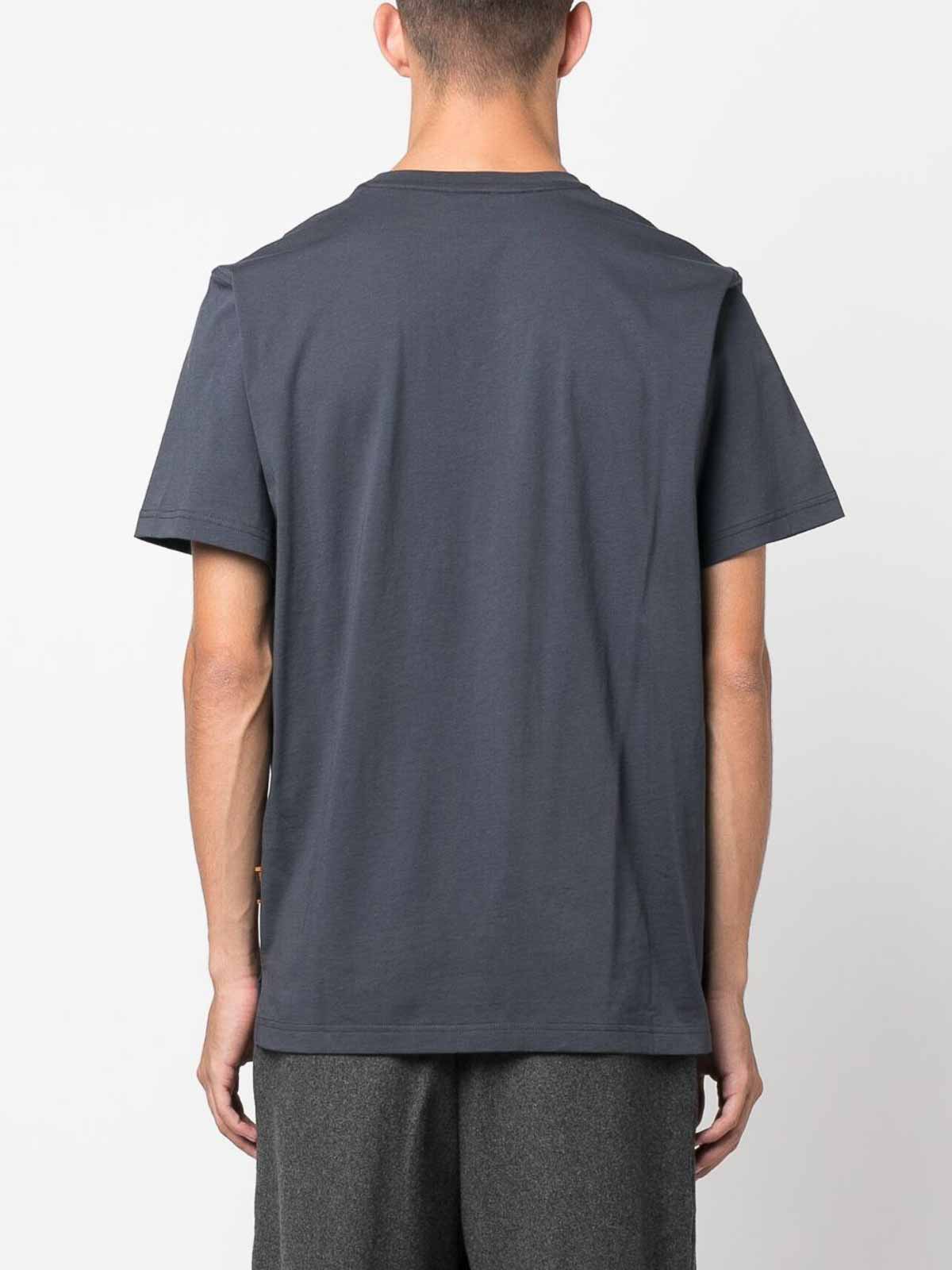 Shop Parajumpers Pocket Detail Cotton T-shirt In Blue