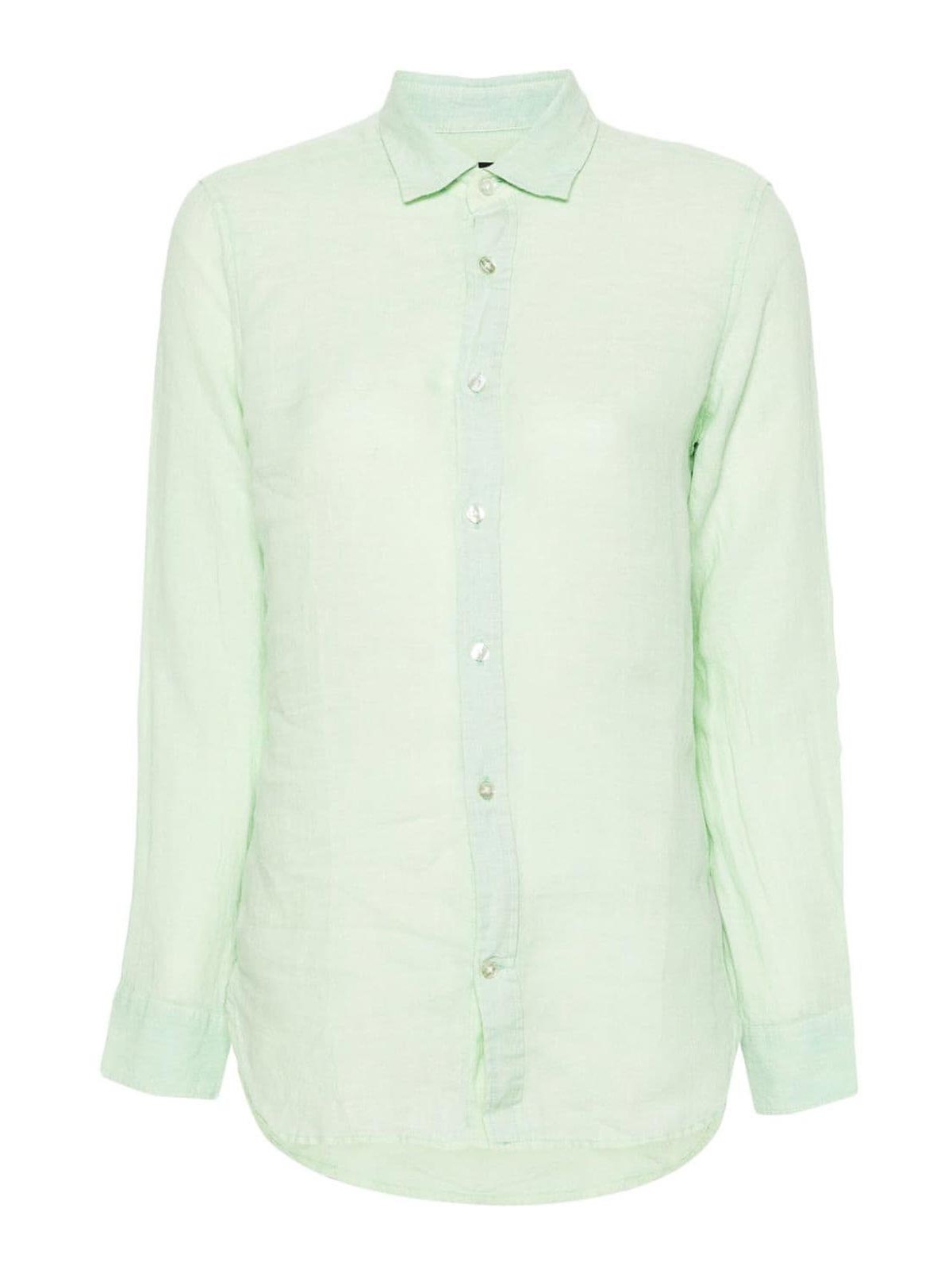 Shop Peuterey Ginestra Cotton Shirt In Green