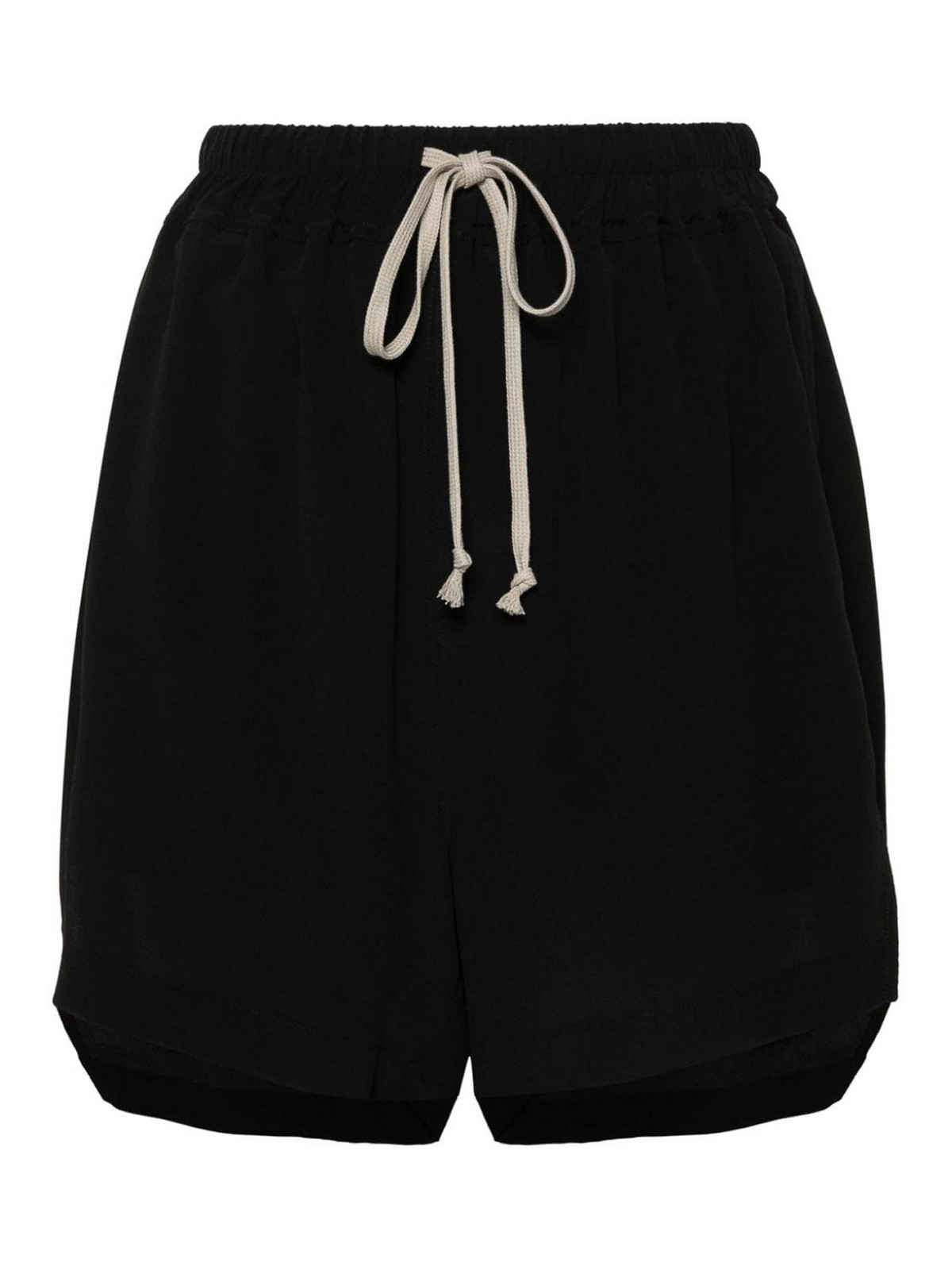 Rick Owens Silk Blend Shorts - Black - Women | RP01D2351CC09