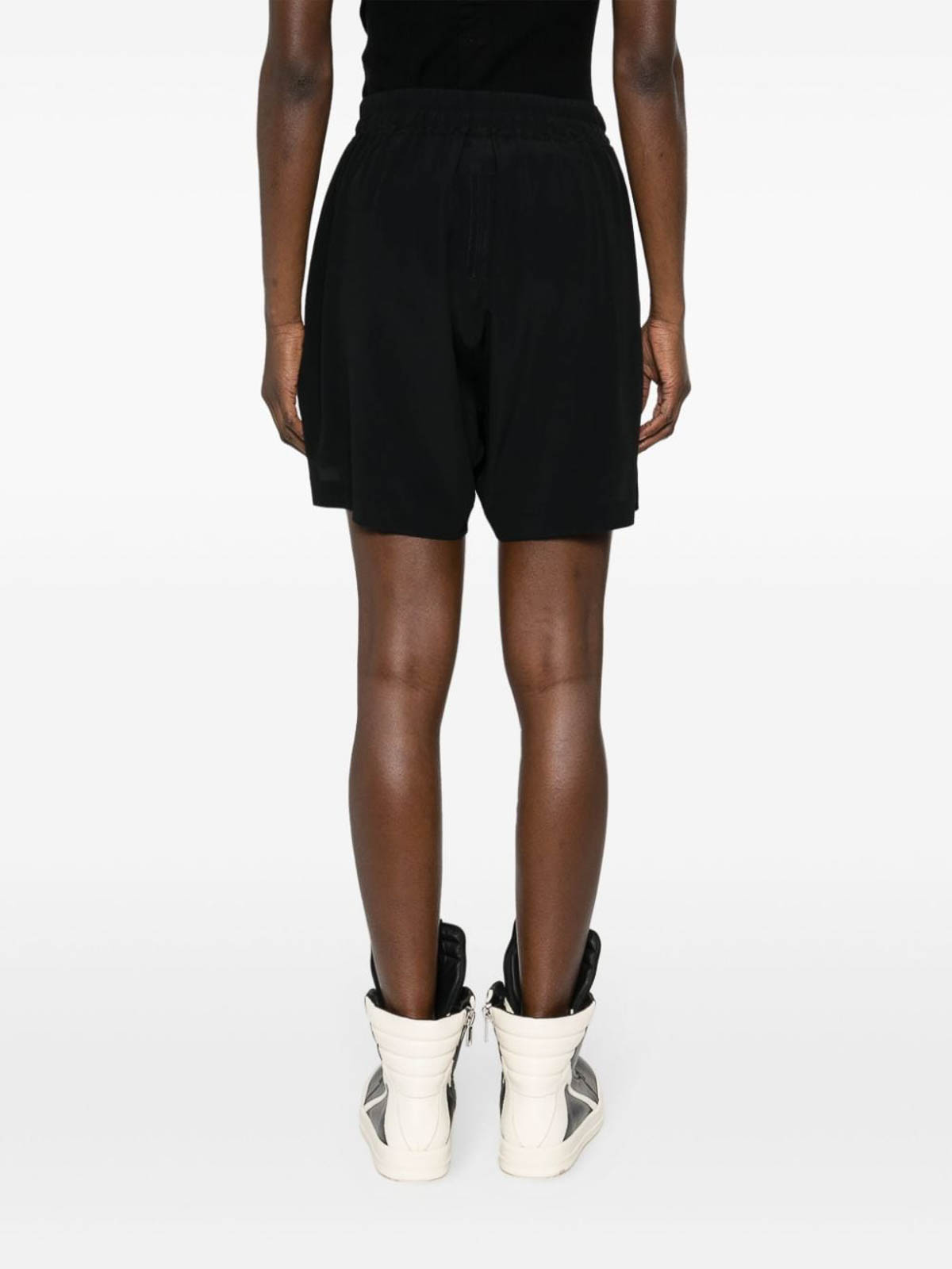 Rick Owens Silk Blend Shorts - Black - Women | RP01D2351CC09
