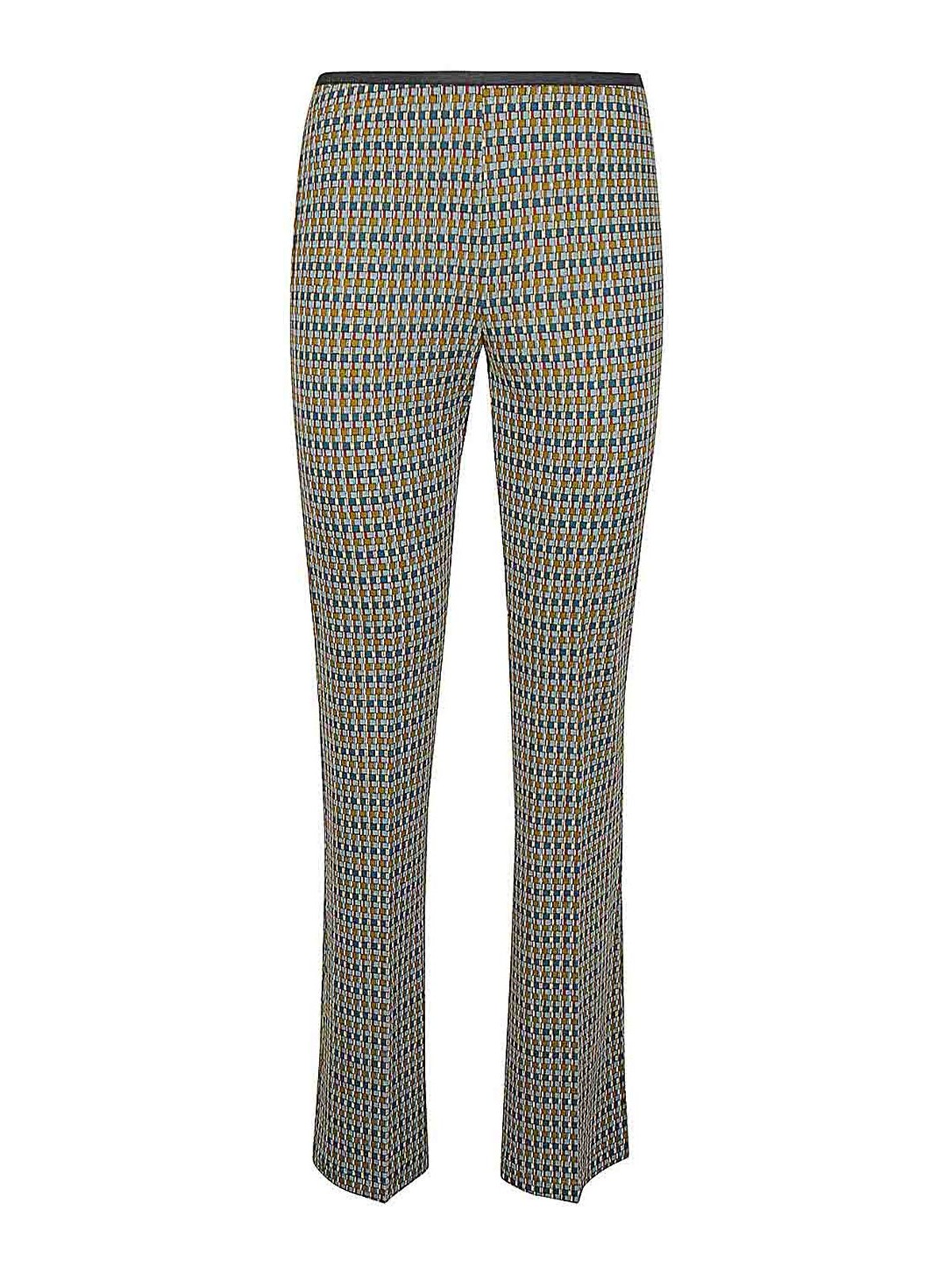 Siyu Printed Trousers In Multicolor