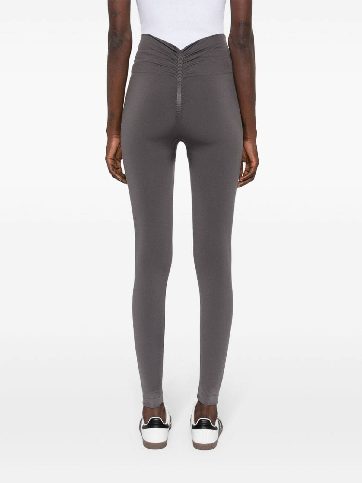 Shop Wolford Body Shaping Leggings In Gris