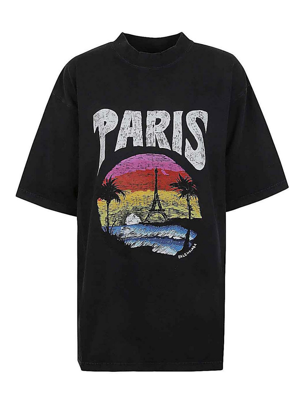 Balenciaga T-shirts In Negro