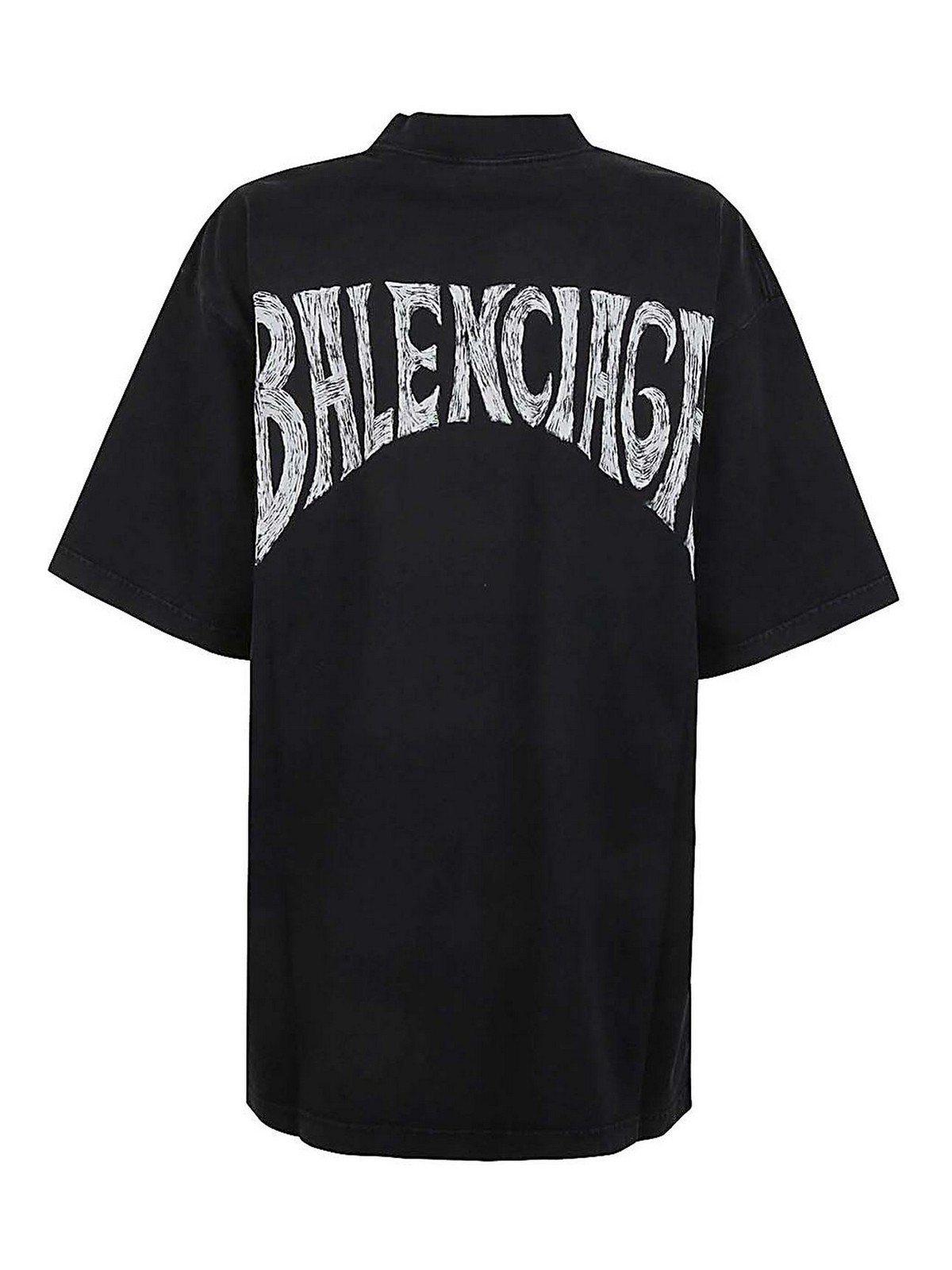 Balenciaga Paris Tropical T-Shirt - Black | 764235DTPVL91569