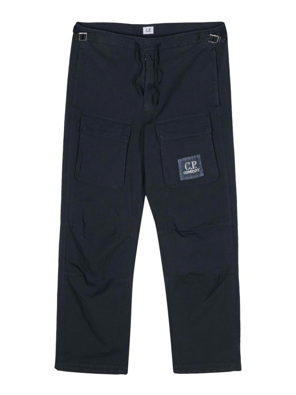 Shop C.p. Company Loose Fit Trousers In Azul