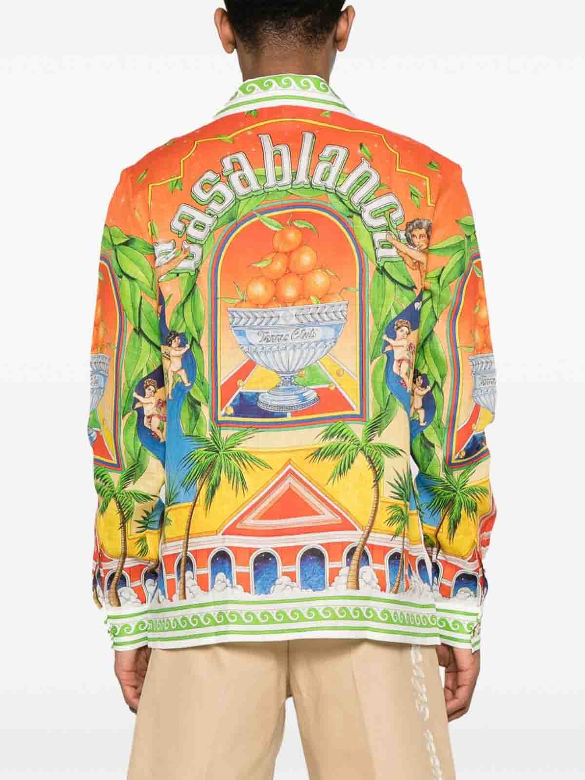 Shop Casablanca Camisa - Naranja