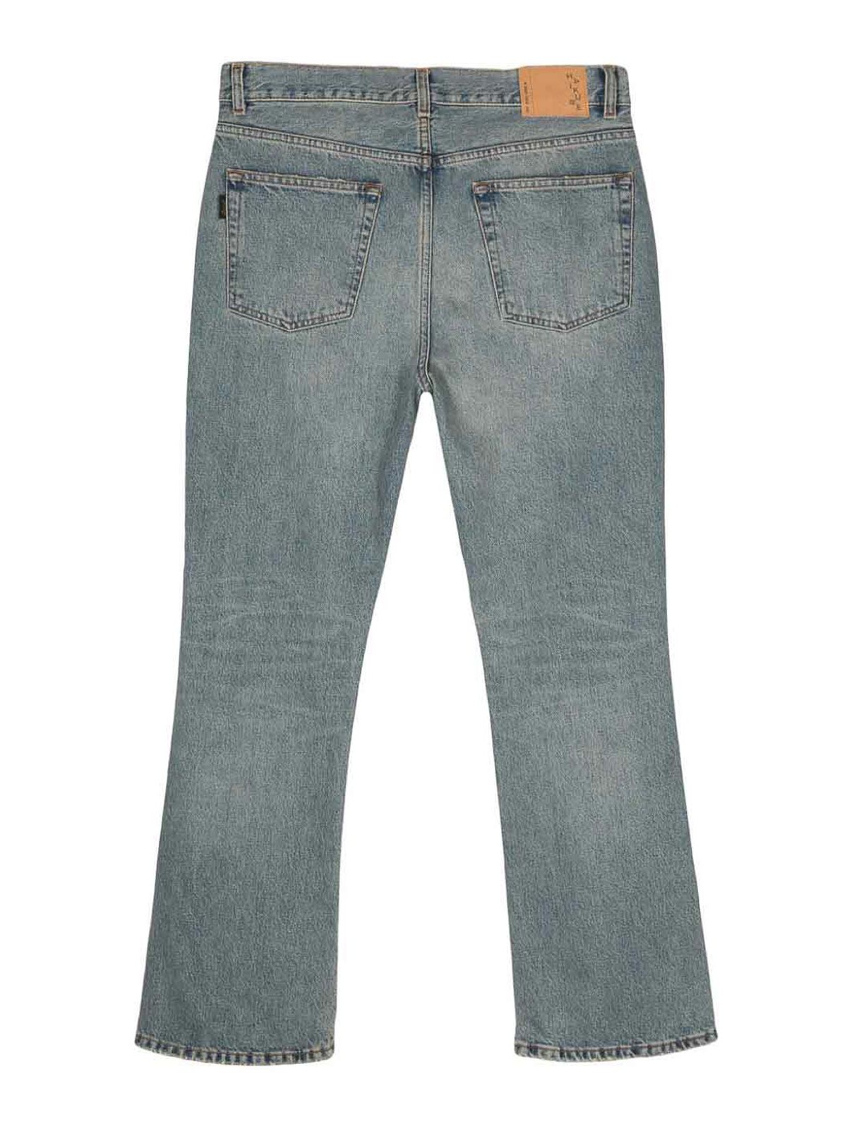 Shop Haikure Straight Leg Denim Jeans In Lavado Oscuro
