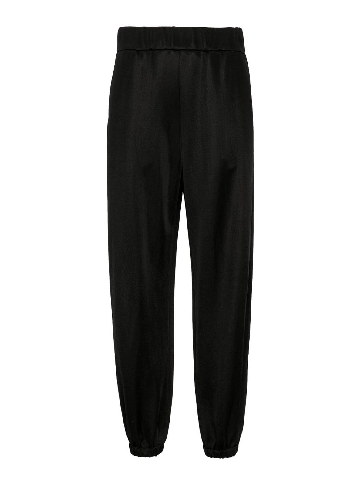 Jil Sander High-waisted Trousers In Black