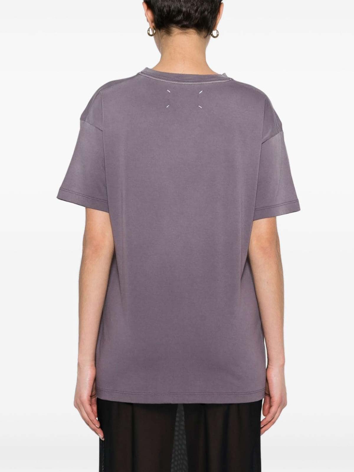 Shop Maison Margiela Camiseta - Púrpura