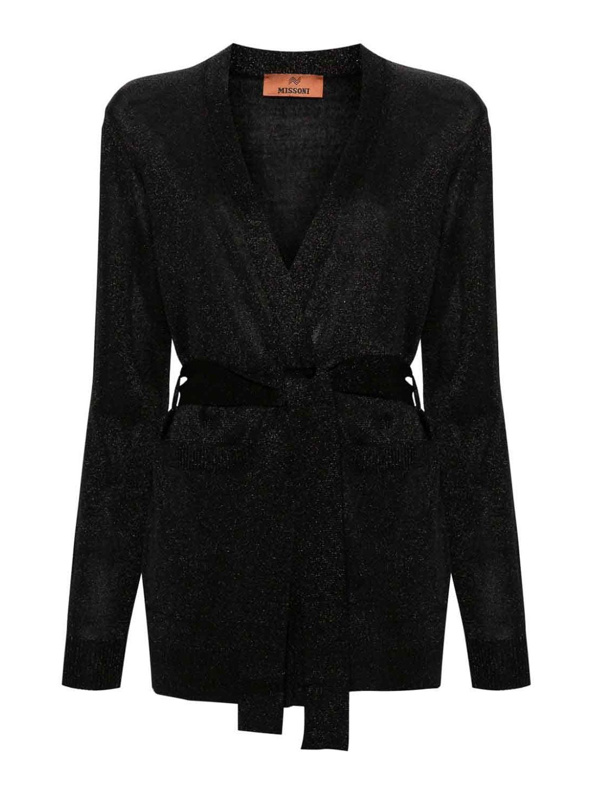 Missoni Knitted Cardigan In Negro