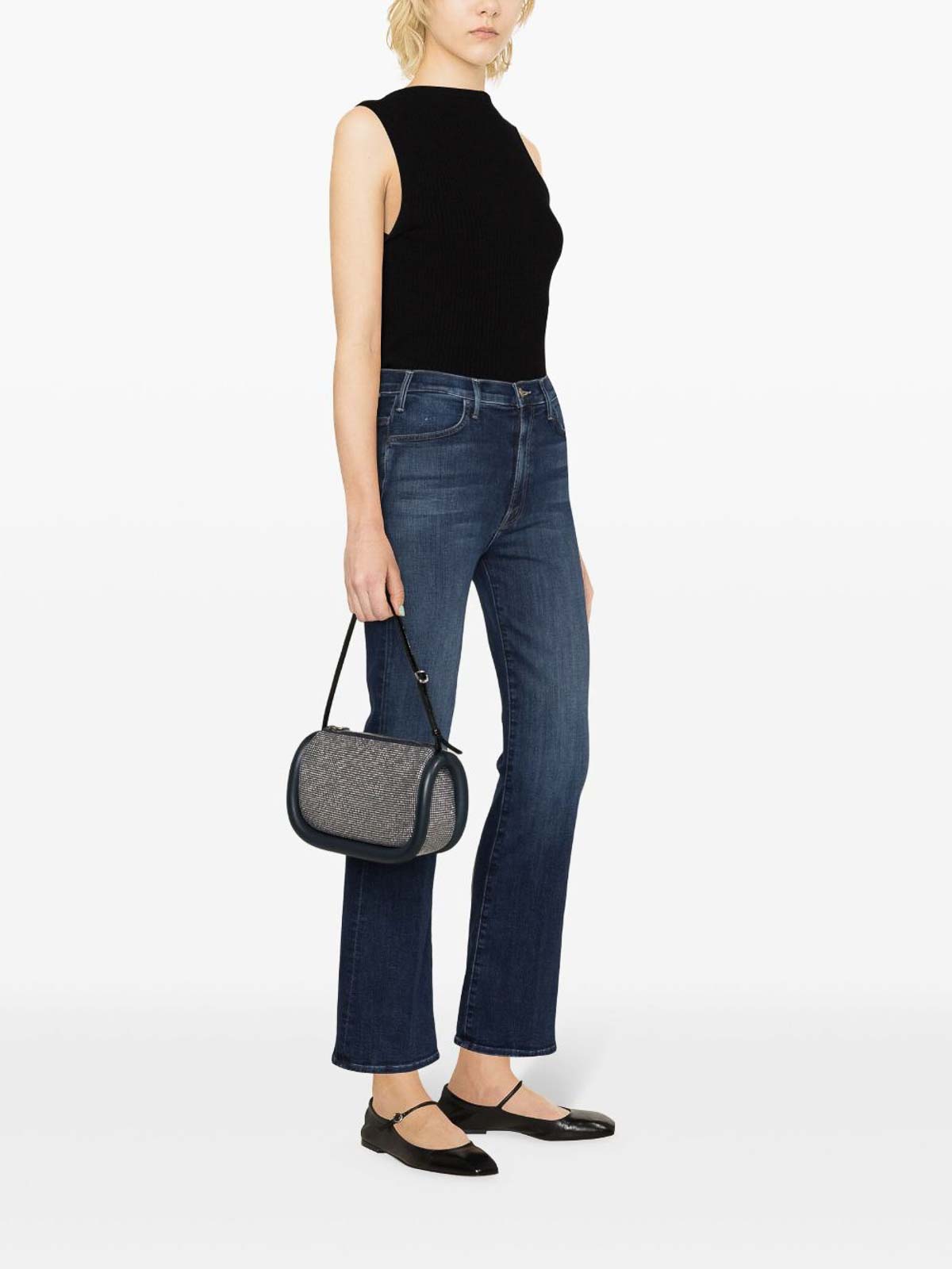 Shop Mother Denim Bootcut Jeans In Lavado Oscuro